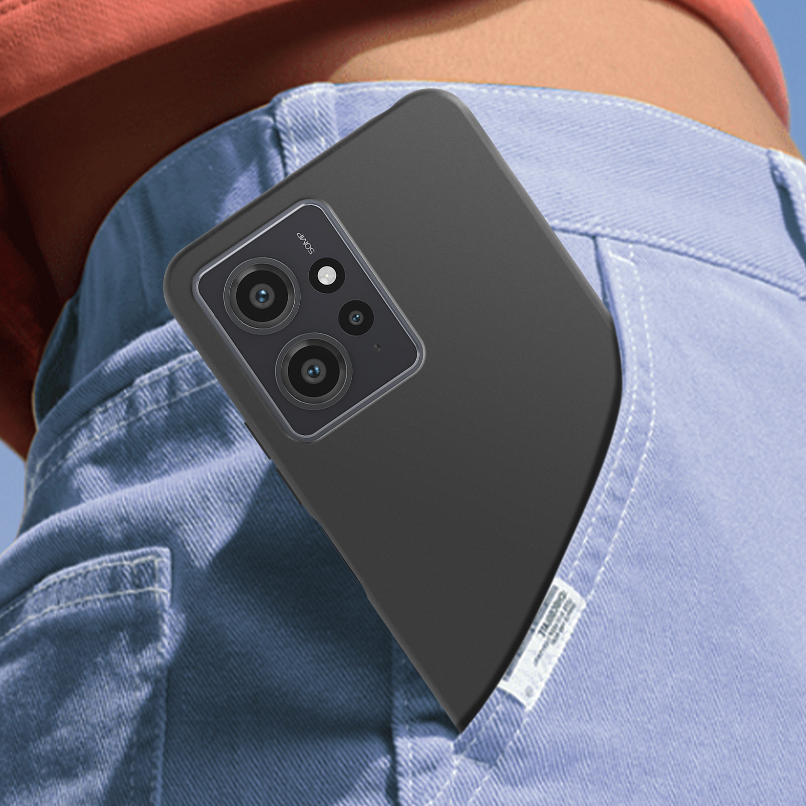 Custodia Portafoglio HAOYE Per Xiaomi Redmi Note 12S 4G – Flip Case Con Chiusura Magnetica, Slot Per Carte E Supporto, Blu - 2