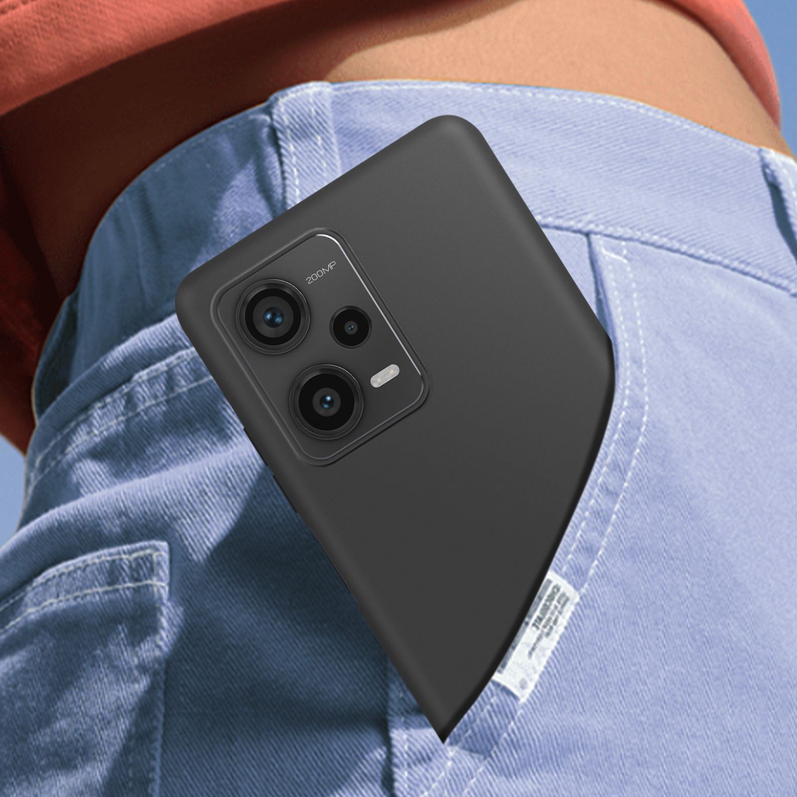 HAOYE Cover per Xiaomi Redmi Note 12 Pro Plus + 5G, Ultra Sottile