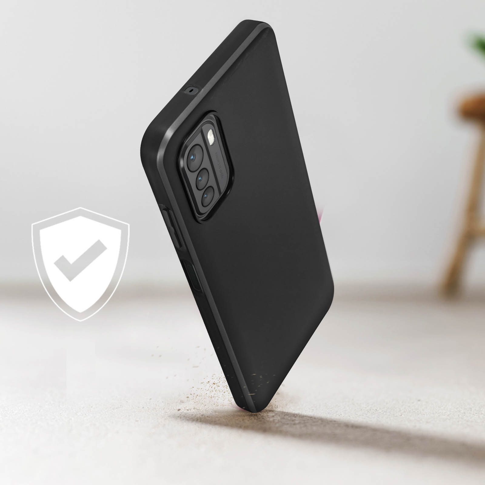 Coque Silicone Fine + Film écran Pour Nokia G60 5G - Noir, Marque Htdmobiles, Neuf