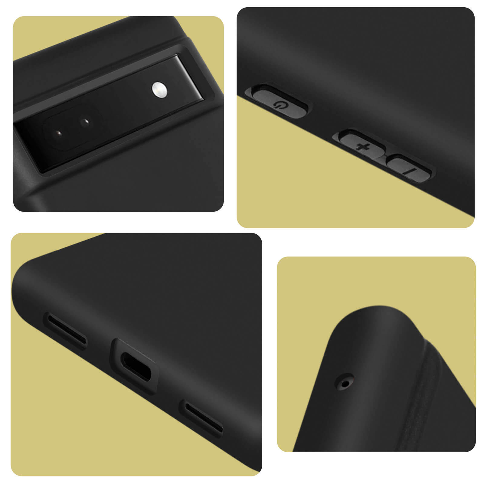Coque pour Google Pixel 6a avec 2 Verre Trempé Protection, Transparente