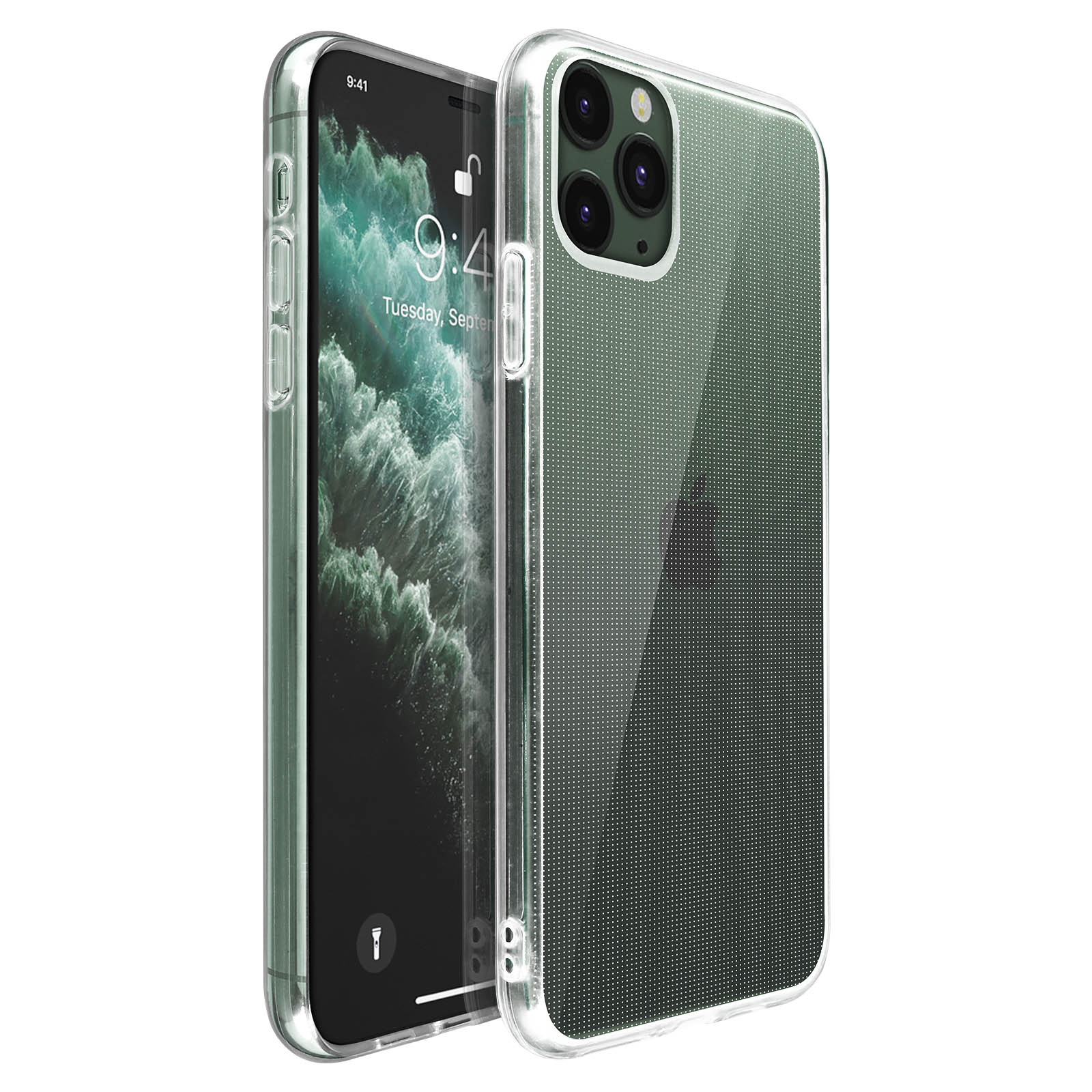 Custodia Morbida Trasparente + Vetro Temperato Per IPhone 11 Pro – Protezione 360° Motech-one
