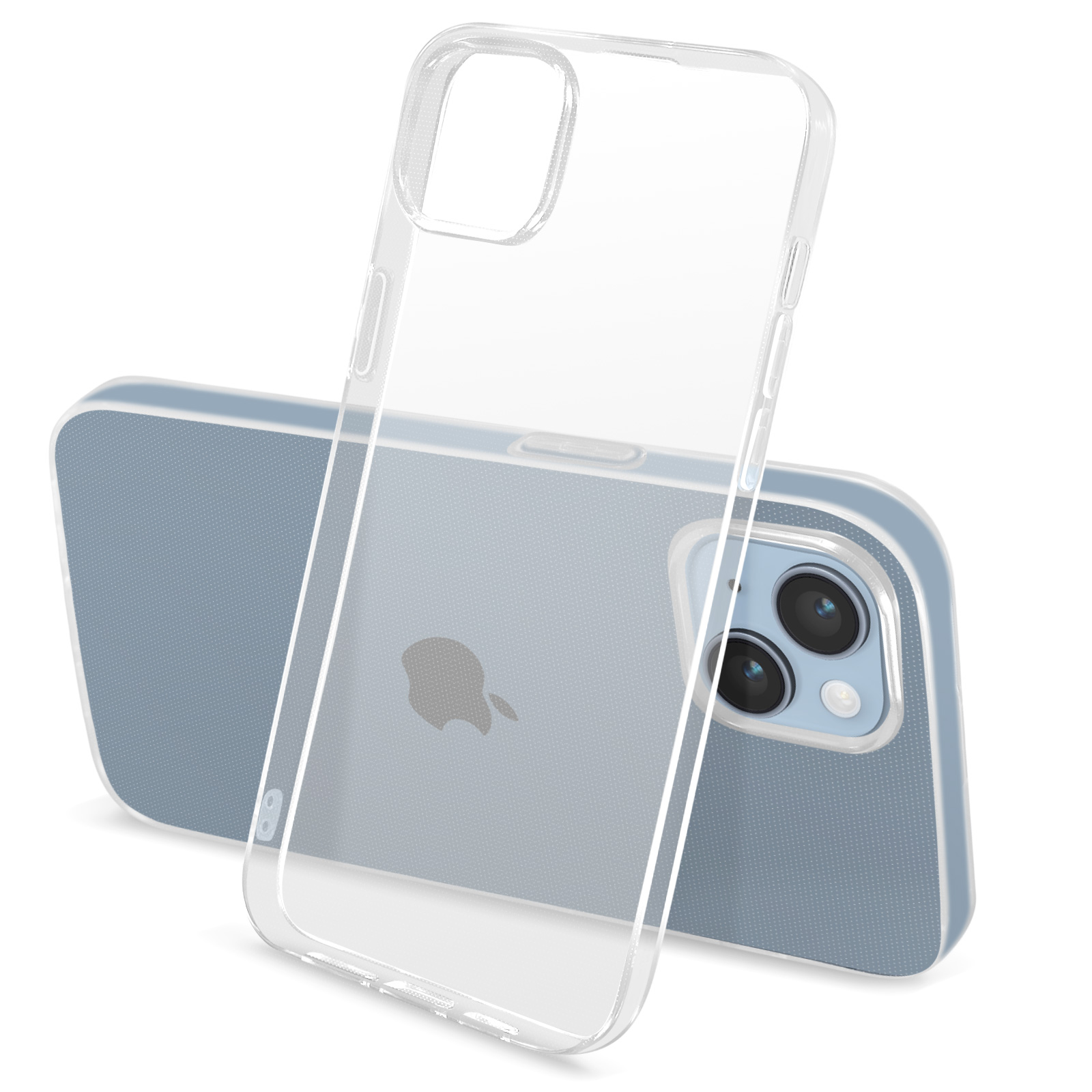 Generico Cover per iPhone 13, Trasparente Custodia in TPU, Antiurto e Sottile in Silicone, Resistente all'ingiallimento, protettiva