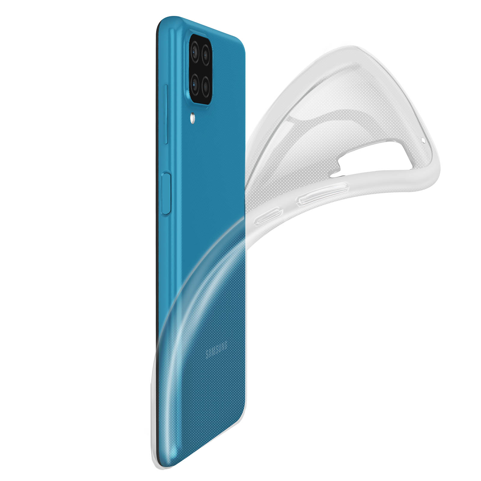 Yoedge 3 Pezzi Custodia Per Samsung Galaxy A12 6,5 Pollici, TPU Silicone Custodia Morbida Ultra Sottile Case Con Disegni Fantasia Aesthetic,Antiurto Protettiva Originale Cover Per Samsung A12, Fiore - Foto 7