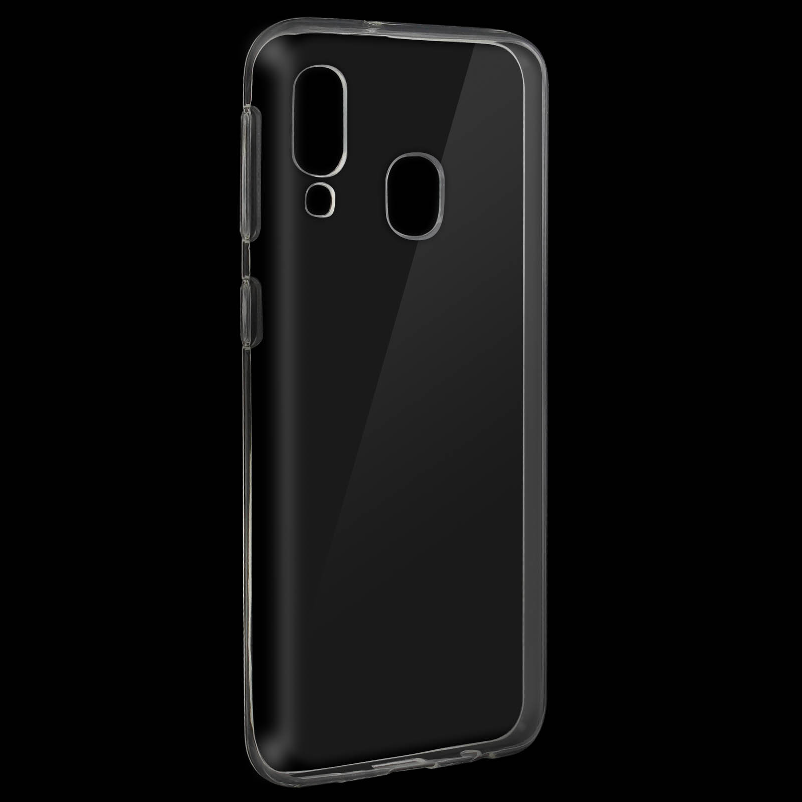 REY Cover In Gel TPU Trasparente Per LG K40 – Ultra Sottile 0,33 Mm, Morbida E Flessibile - 3