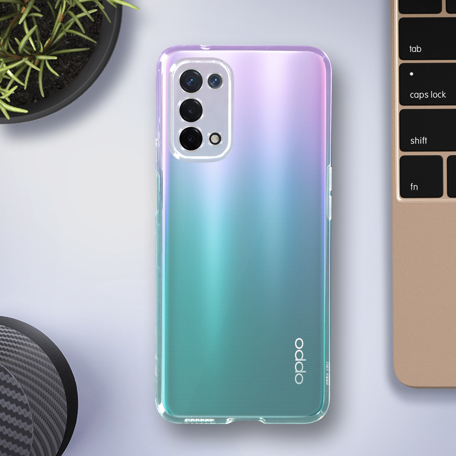 Custodia Per OPPO A54 (5G) A74 (5G) / A93 (5G) Cover Gel Silicone Soft VETRO - Foto 10