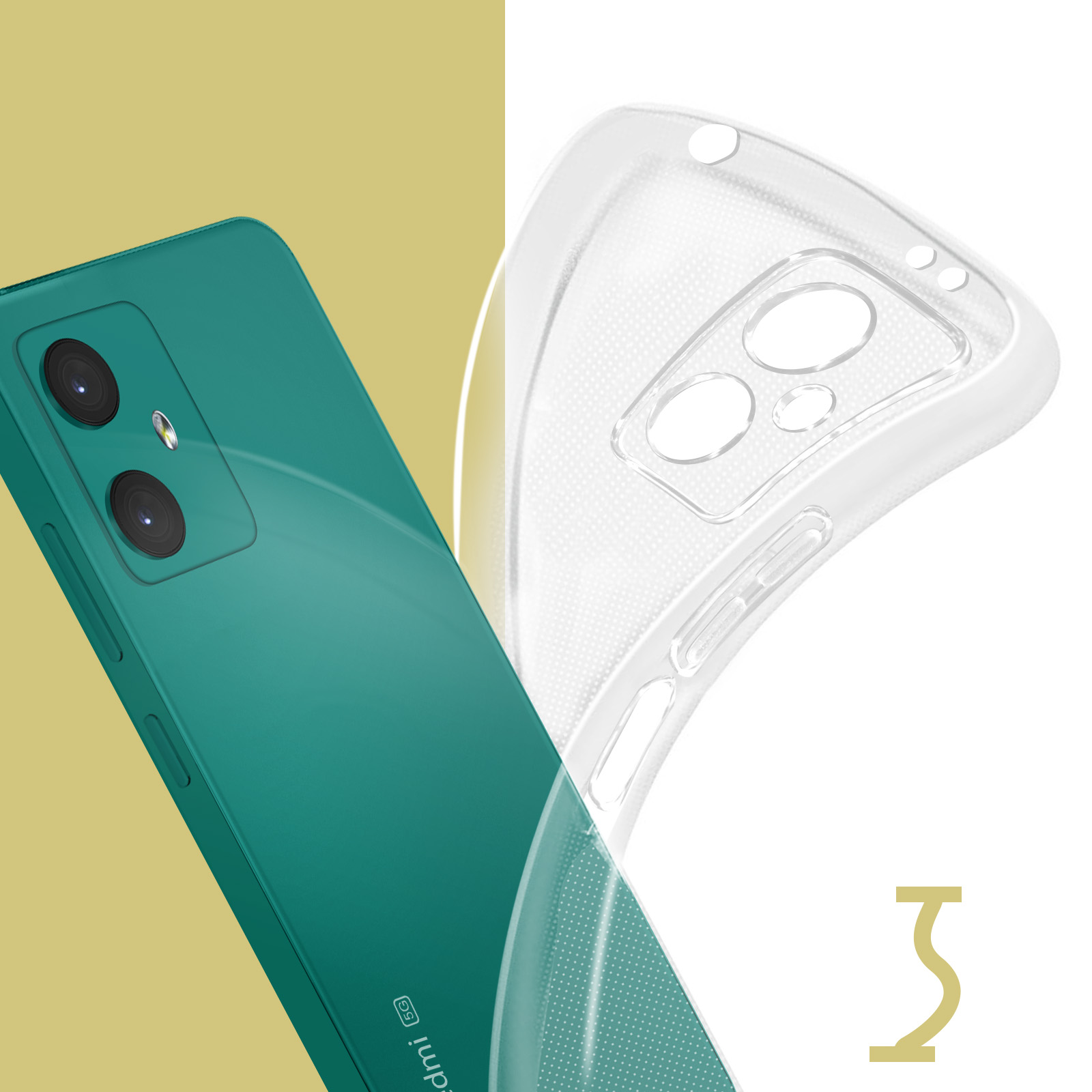 Coque Silicone Transparente Pour Xiaomi Redmi Note 12 5G - Little Boutik