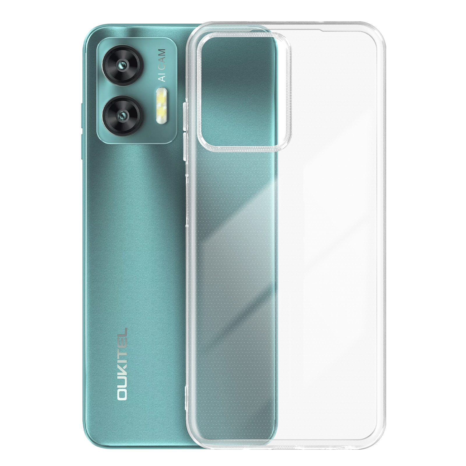 Cover Per Oukitel C31 Con Fessura Per Carte E Supporto – Custodia Flip In Silicone TPU