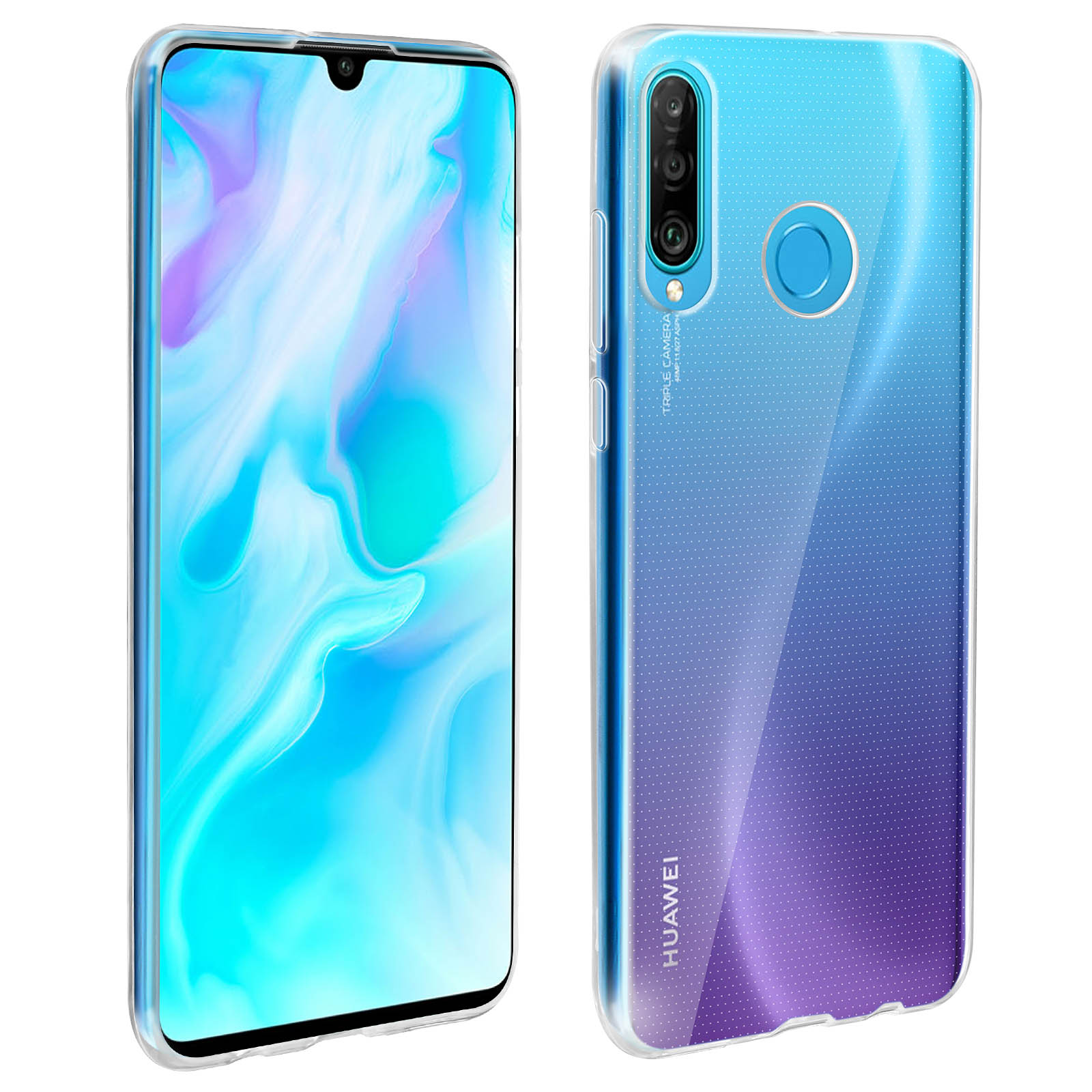Coque Silicone Imprimée Pour Huawei P30 Lite - Motif Montagne, Protection Souple - 2