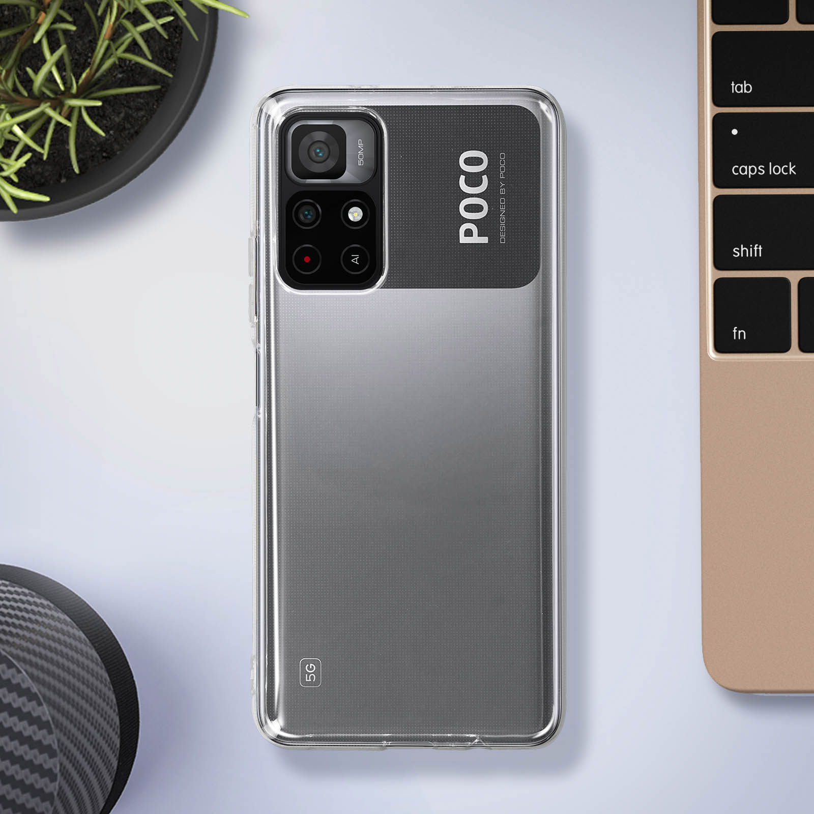 Verco Custodia Silicone Trasparente Per Xiaomi Poco M4 Pro 4G: Protezione Invisibile E Stile Puro!