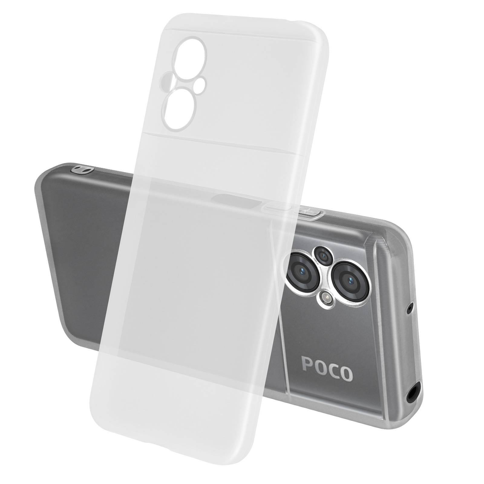 Dechyi cover per Xiaomi POCO M5 4G(6.58) e 2 Pellicola