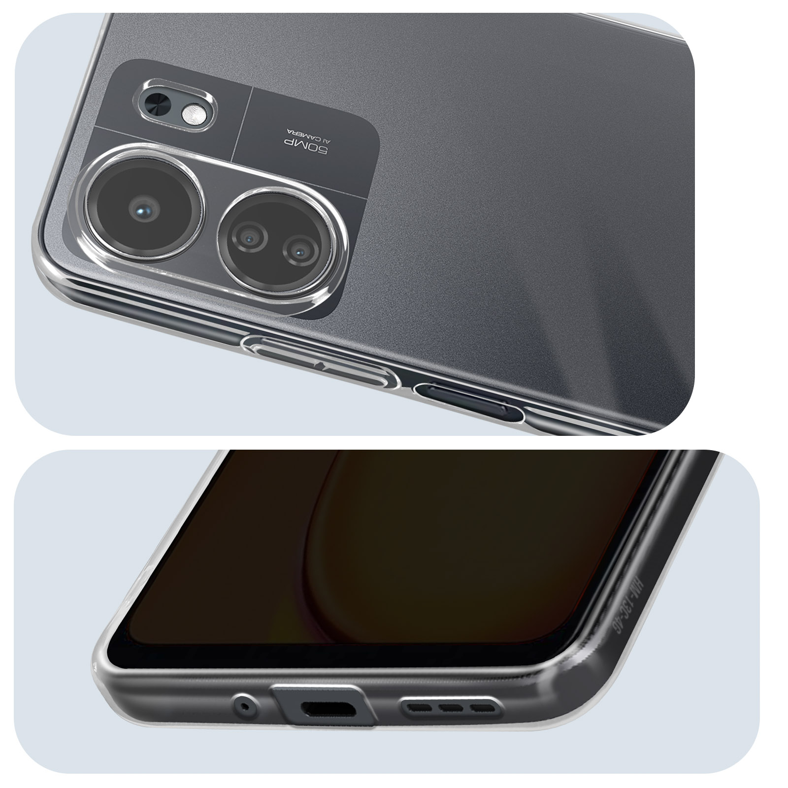 SEAHAI Coque Pour Xiaomi Redmi Note 13 5G, Étui En Gradient Color