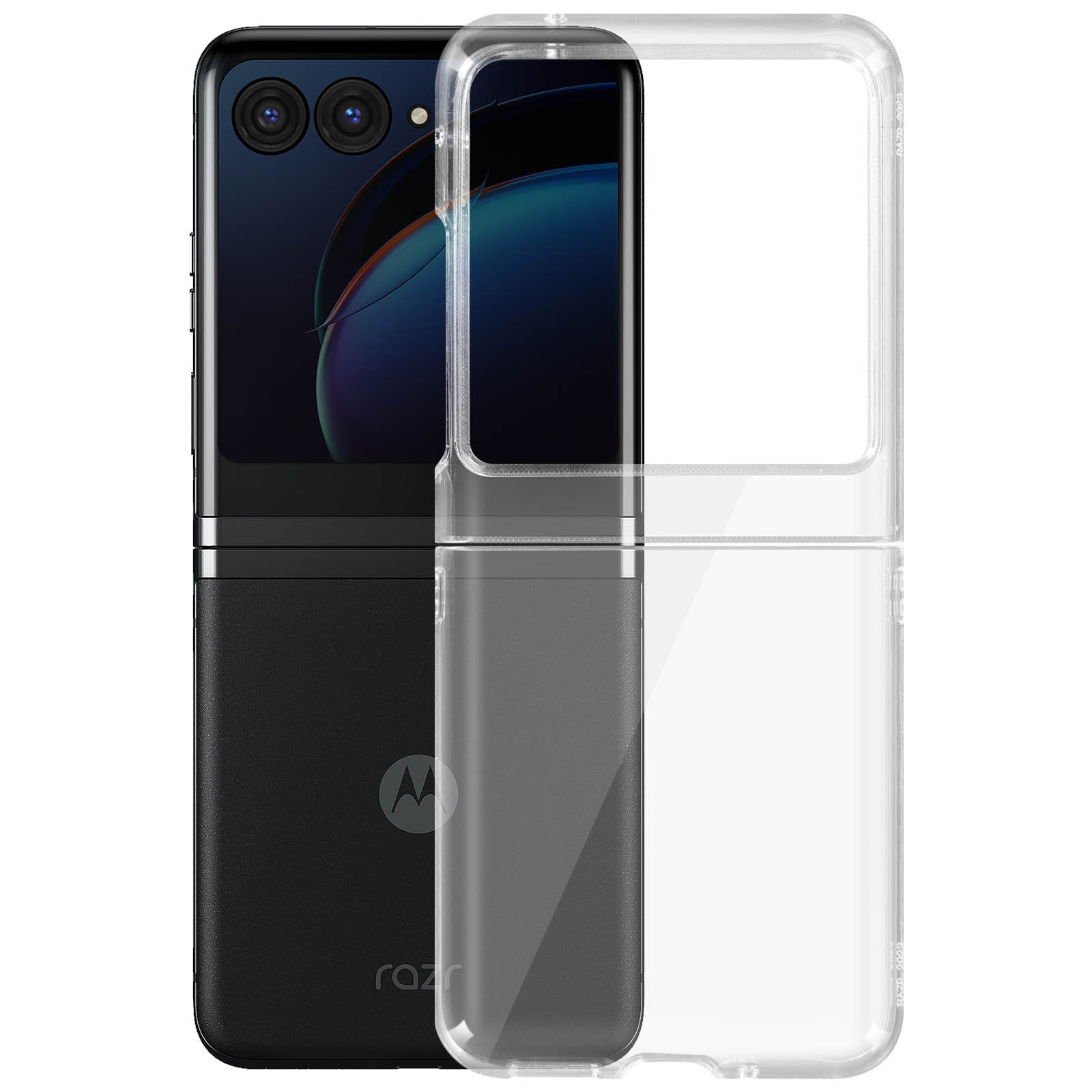 Coque Rigide Transparente Caseswill Pour Motorola Razr 40/50/60 Ultra - Protection Choc, Compatible Qi - Neuve