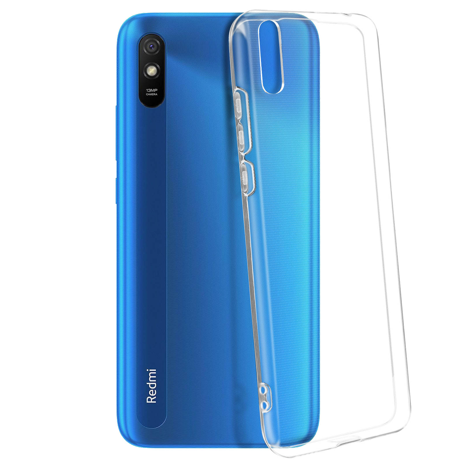 Per Xiaomi Redmi 9AT Custodia Sottile Anti Urti Stand Cover