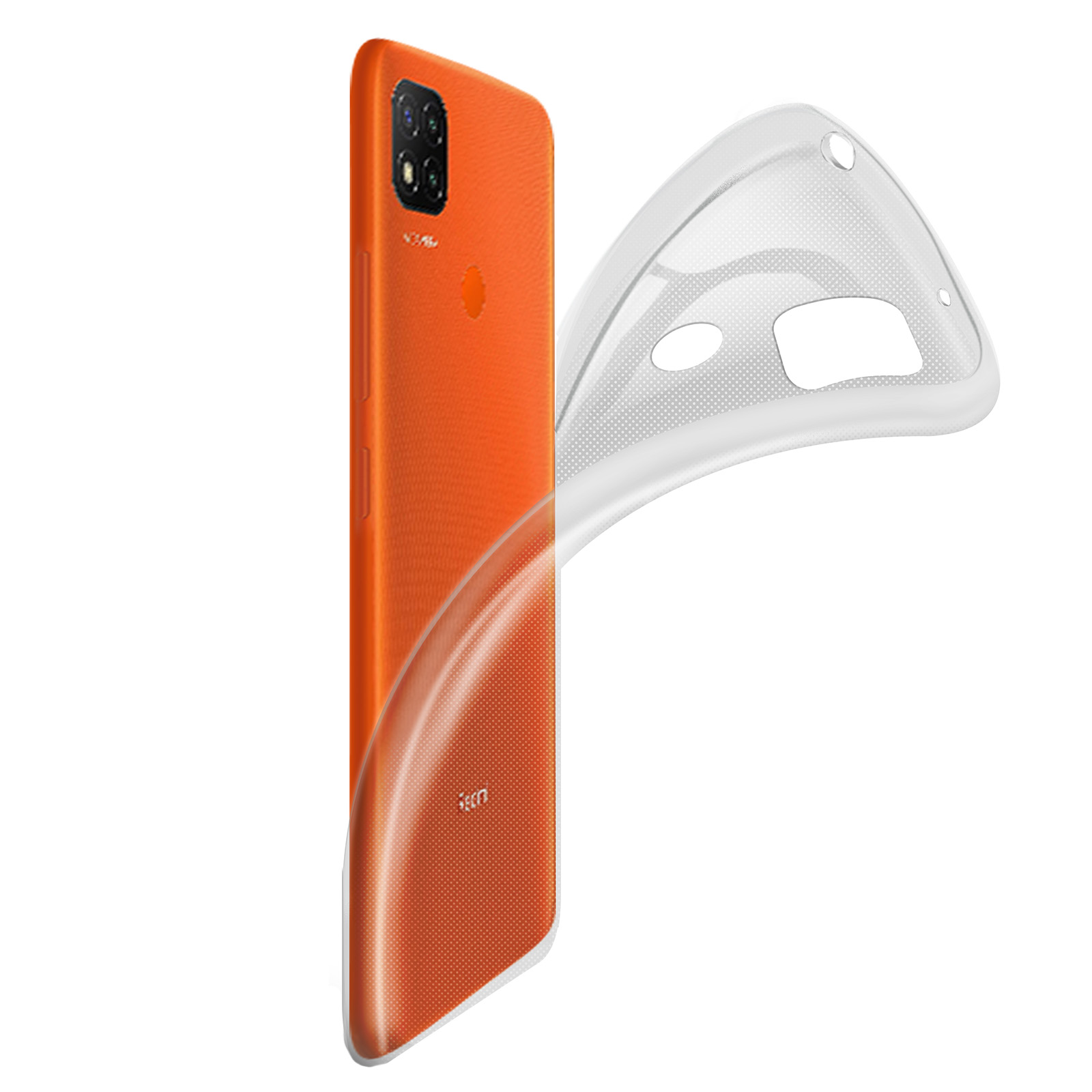 Coque Souple Transparente Anti-choc Pour Xiaomi Redmi 9C, Marque NOVAGO, Neuf