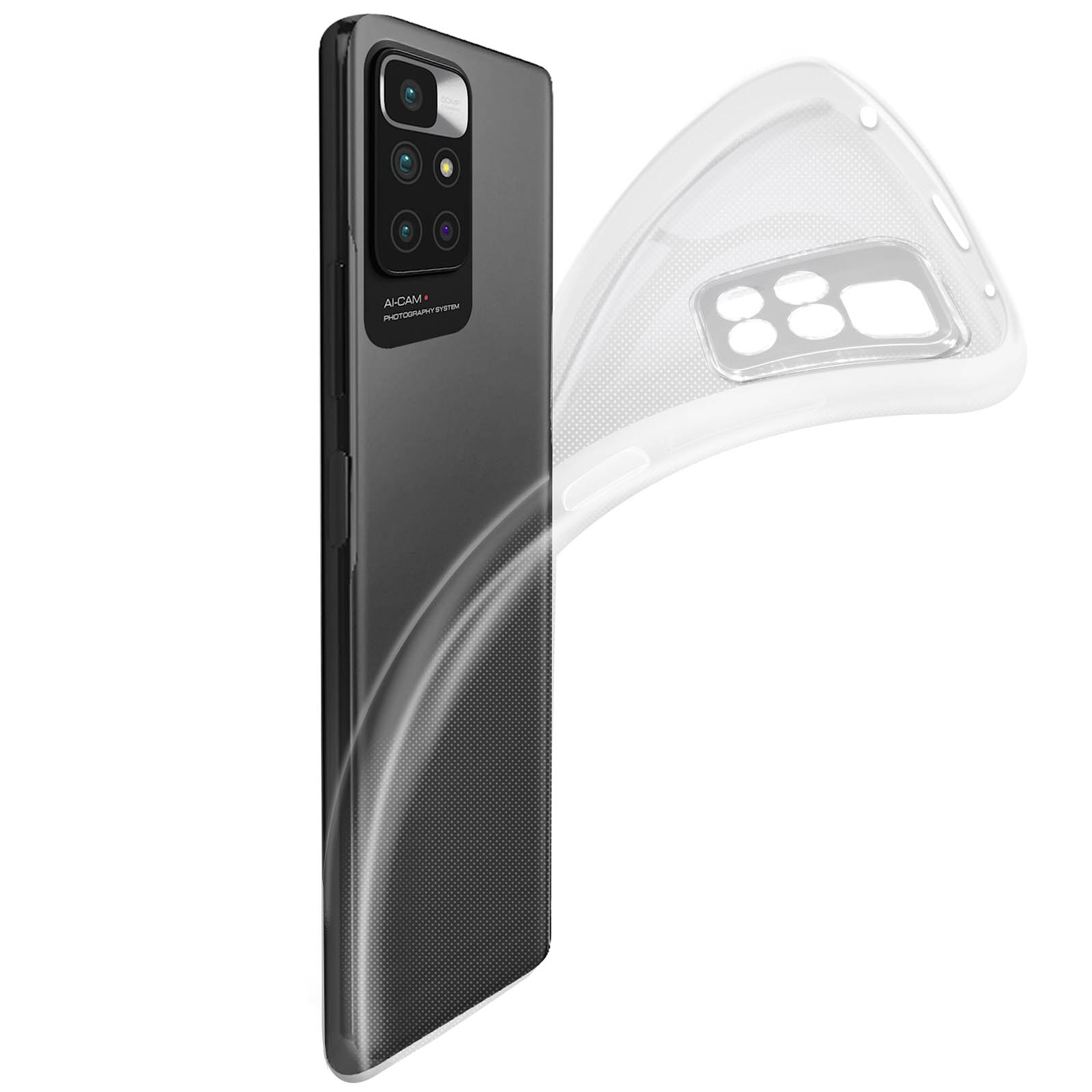 Custodia In Gel TPU Trasparente Per Xiaomi Redmi 10 / Redmi 10 Prime / Redmi 10 2022 – Ultra Sottile 0,33 Mm, Morbida E Antishock - 4