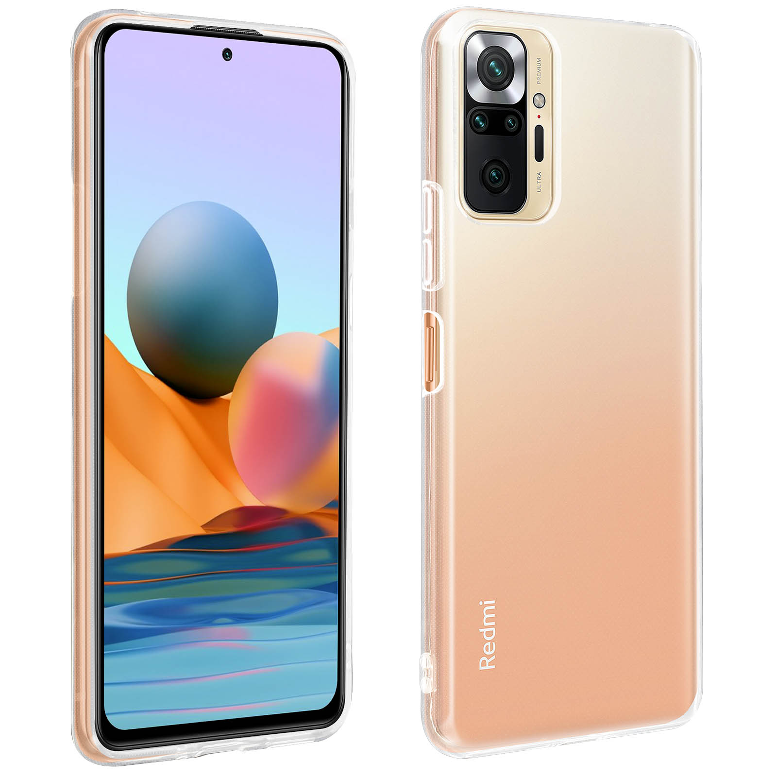 Mixroom Cover Per Xiaomi Redmi Note 10 PRO 4G – Custodia In TPU Morbida Con Fantasia Marmo Cremisi N785 - Stampa UV - 3