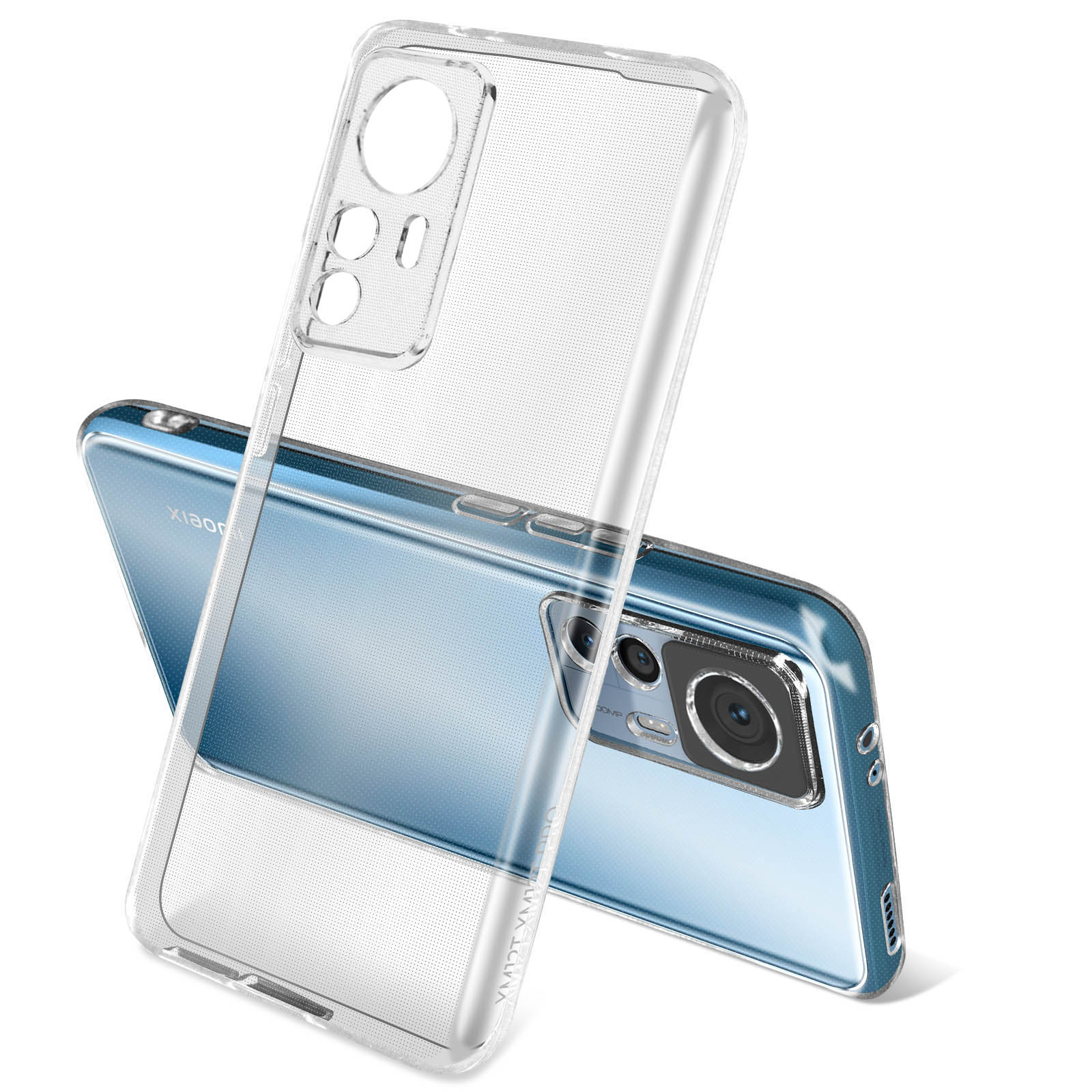 Coque en silicone transparent shockproof de luxe - Housse ultra fine en TPU souple pour Xiaomi 14