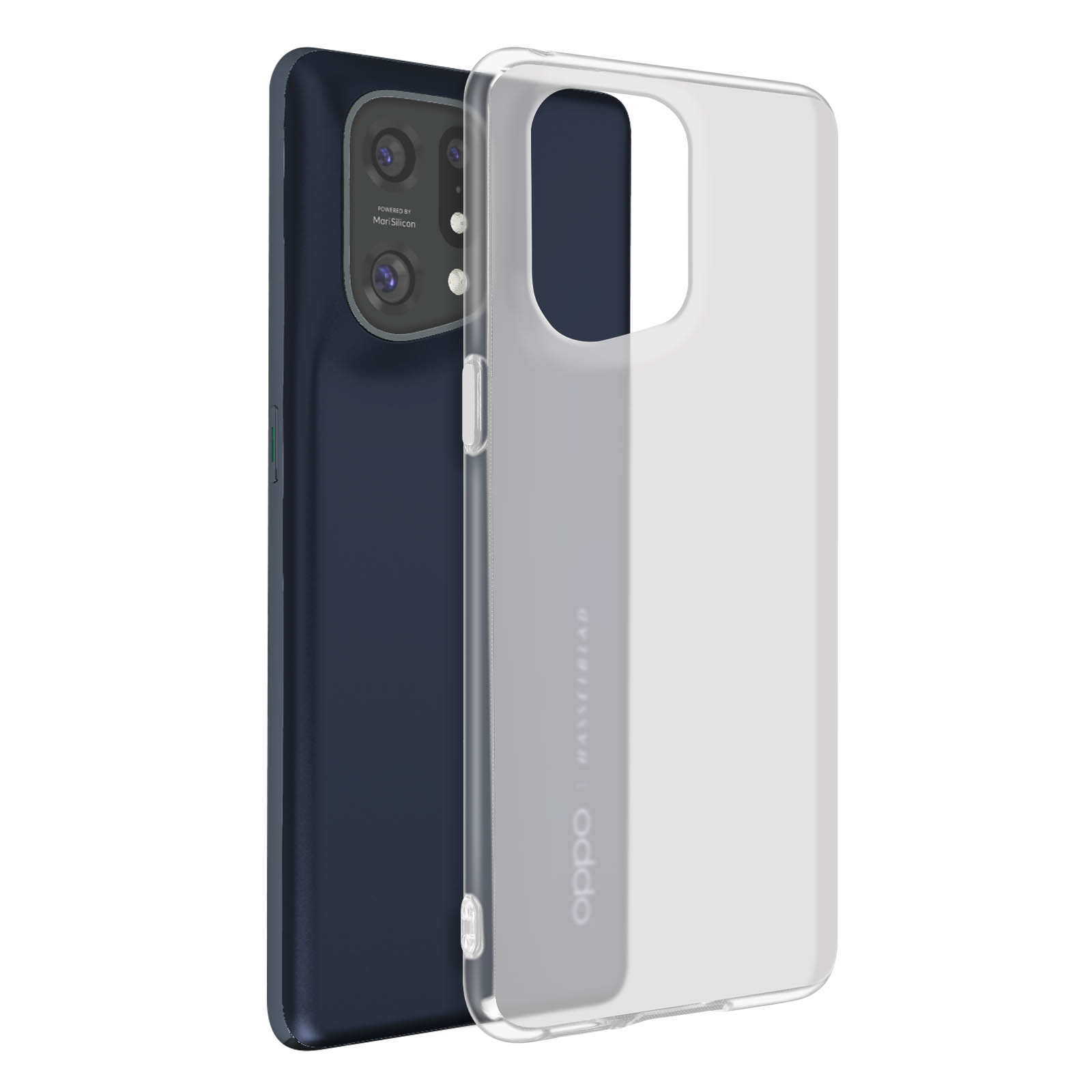 Case Coque Silicone pour Oppo Find X5 lite noir – Protection
