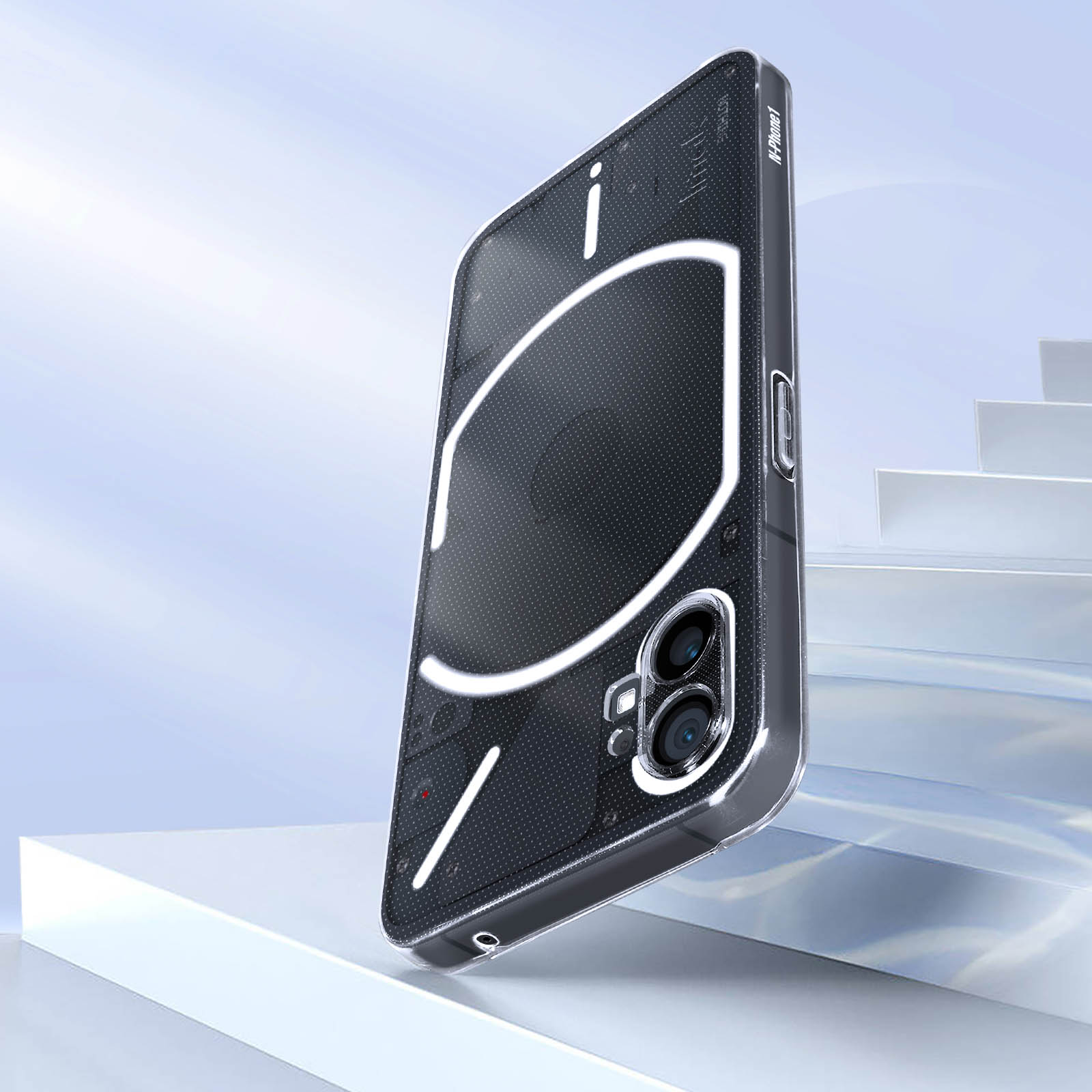 Custodia per Nothing Phone 1, Anti-Ingiallimento Gel Case