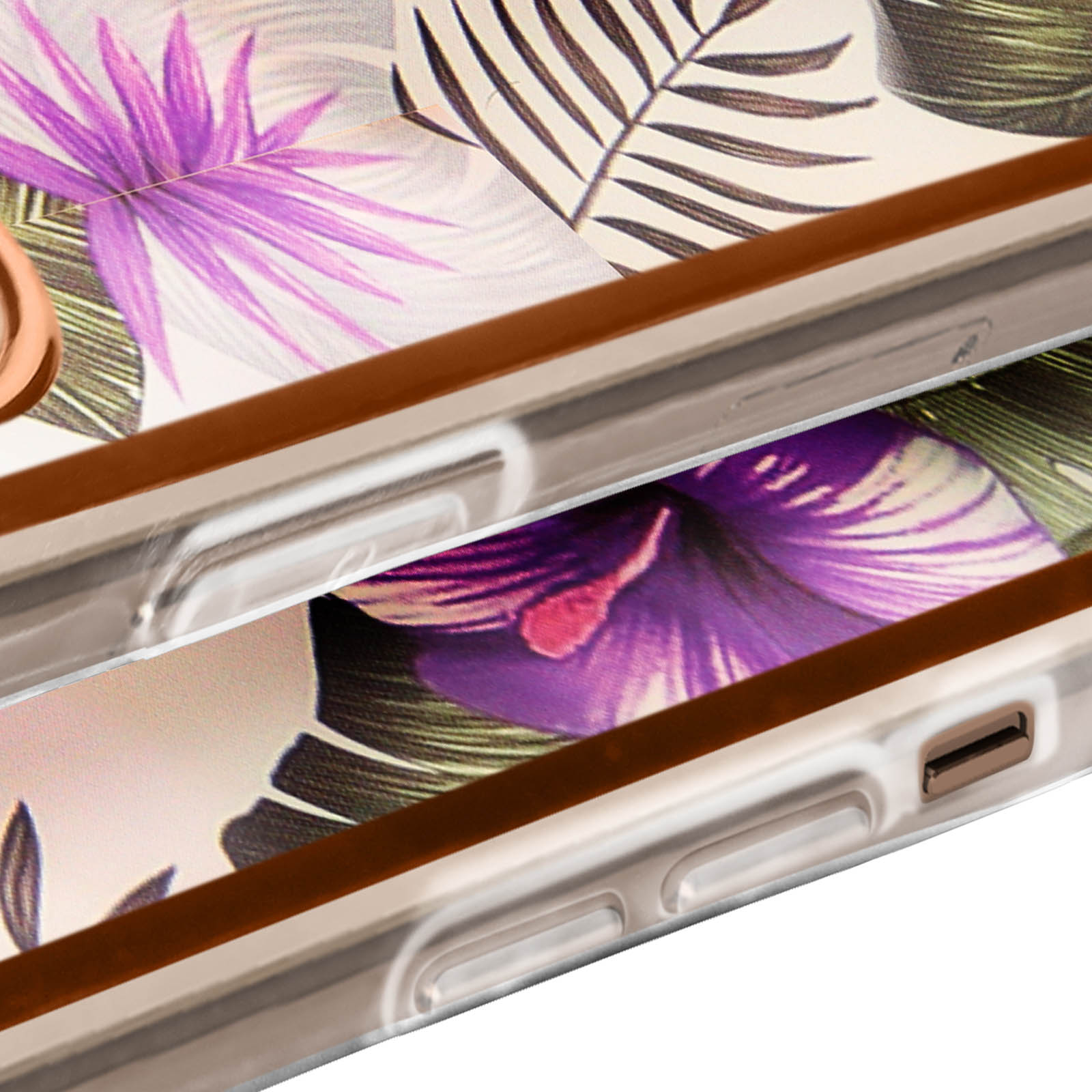 Custodia Di Lusso In Silicone Morbido Con Supporto Ad Anello