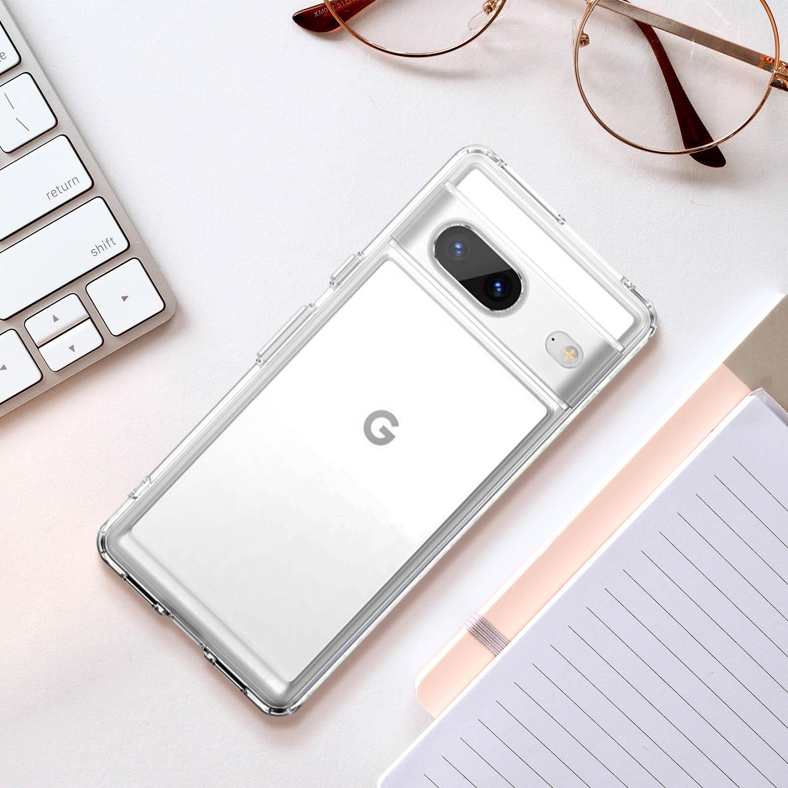Coque Souple En Silicone Kwmobile Pour Google Pixel 7 - Protection Anti-Choc, Neuf