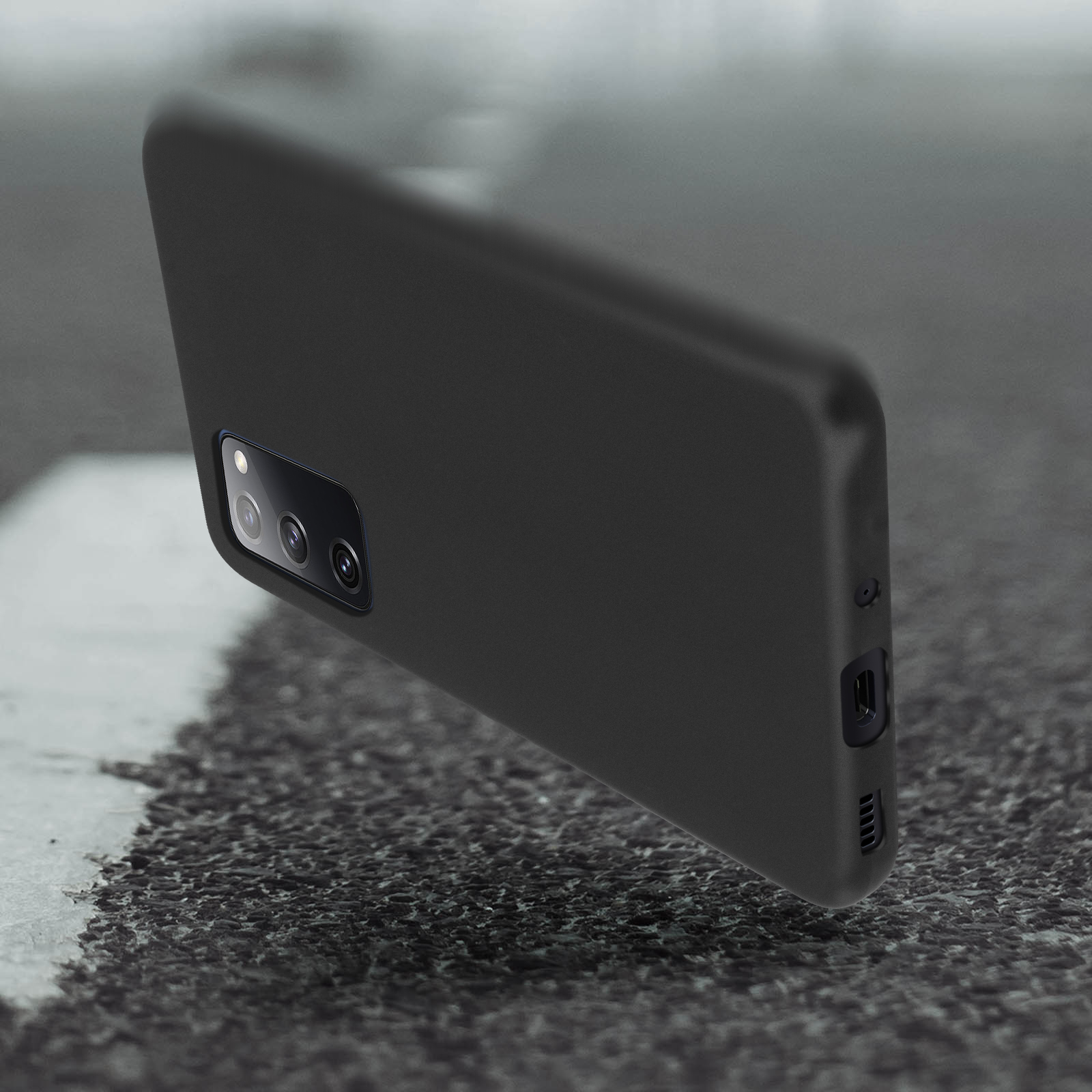 Custodia In Silicone Per Samsung Galaxy S20 Ultra – Morbida, Antiurto, Anti-Graffio, Ricarica Wireless (Nero)