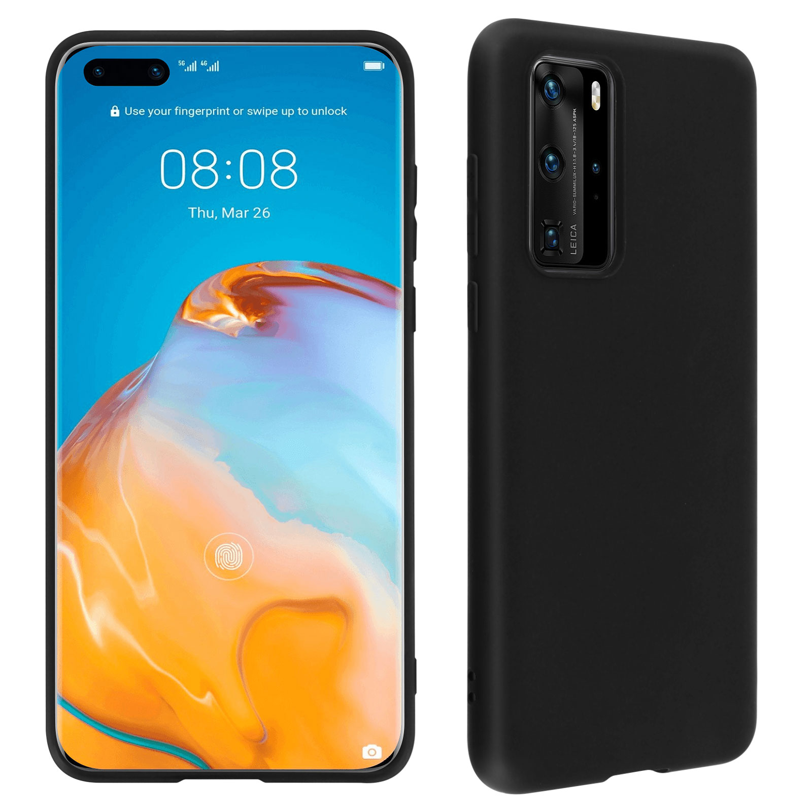Custodia Trasparente Verco Per Huawei P40 Pro – Morbida TPU Anti-urto Con Protezione Per Fotocamera E Display