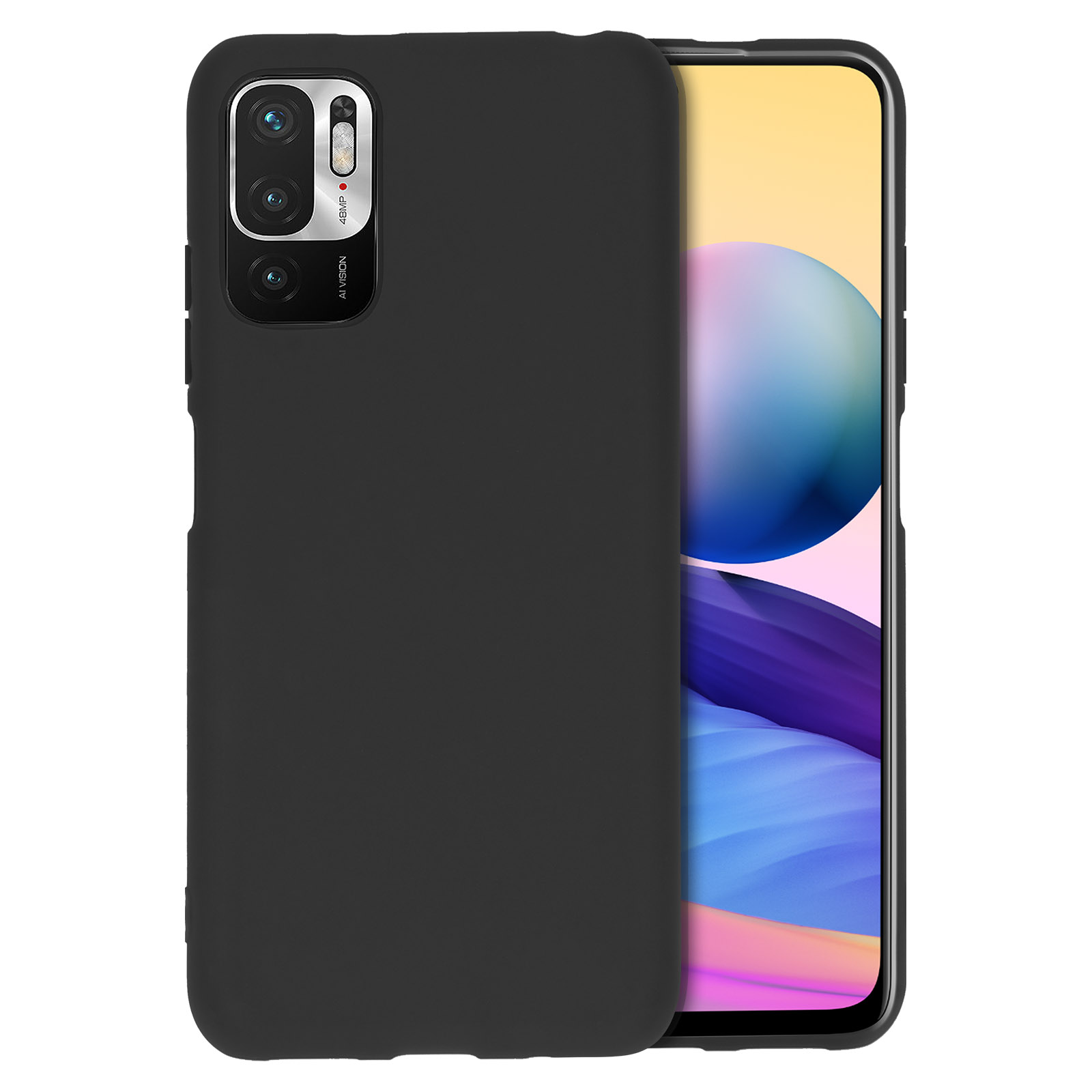 Coque Xiaomi Redmi 10 - Design Barcelone Maillot, Silicone Noir, Protection Personnalisée