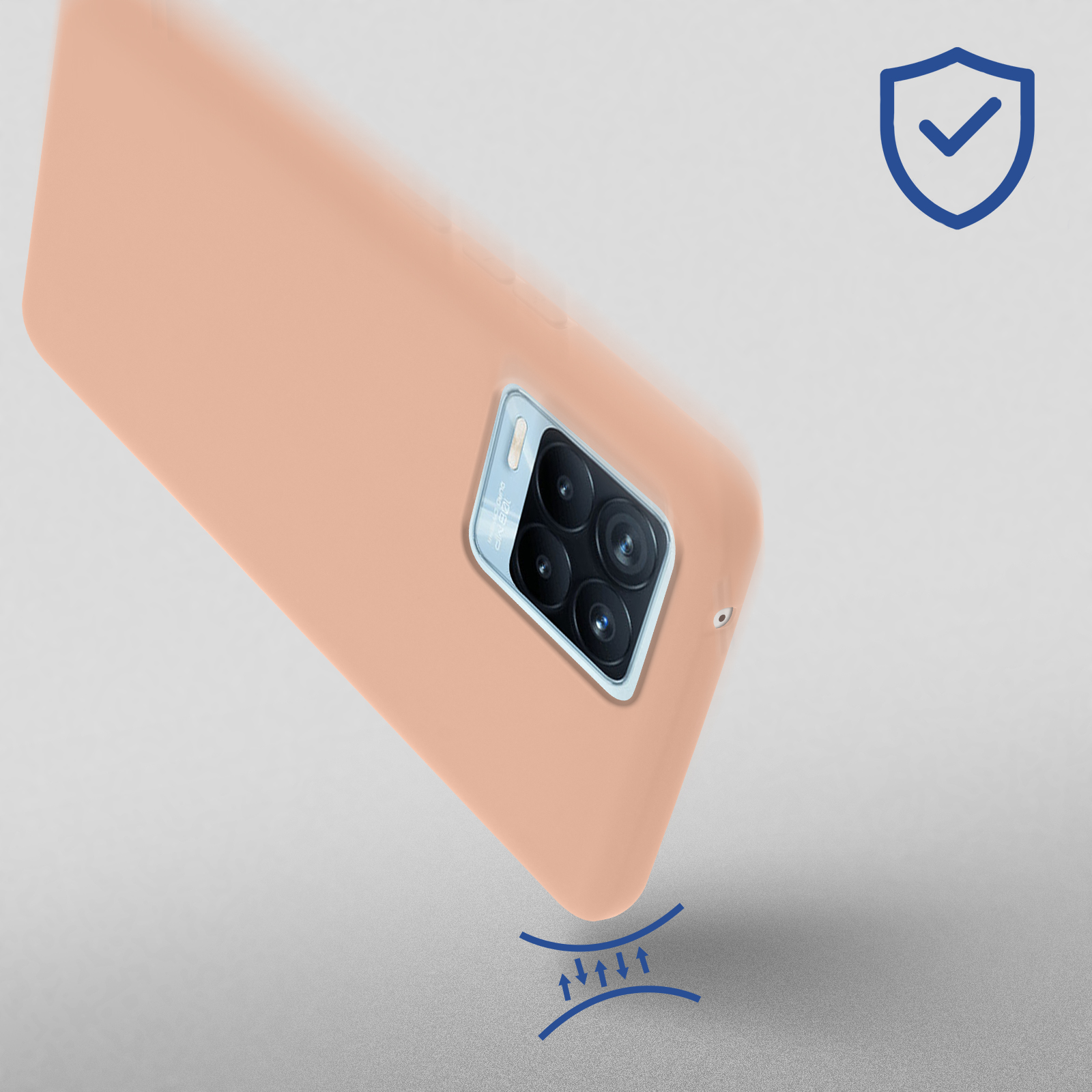 ALAMO Coque en Coloré Pente pour Oppo Realme 8 4G / Realme 8 Pro