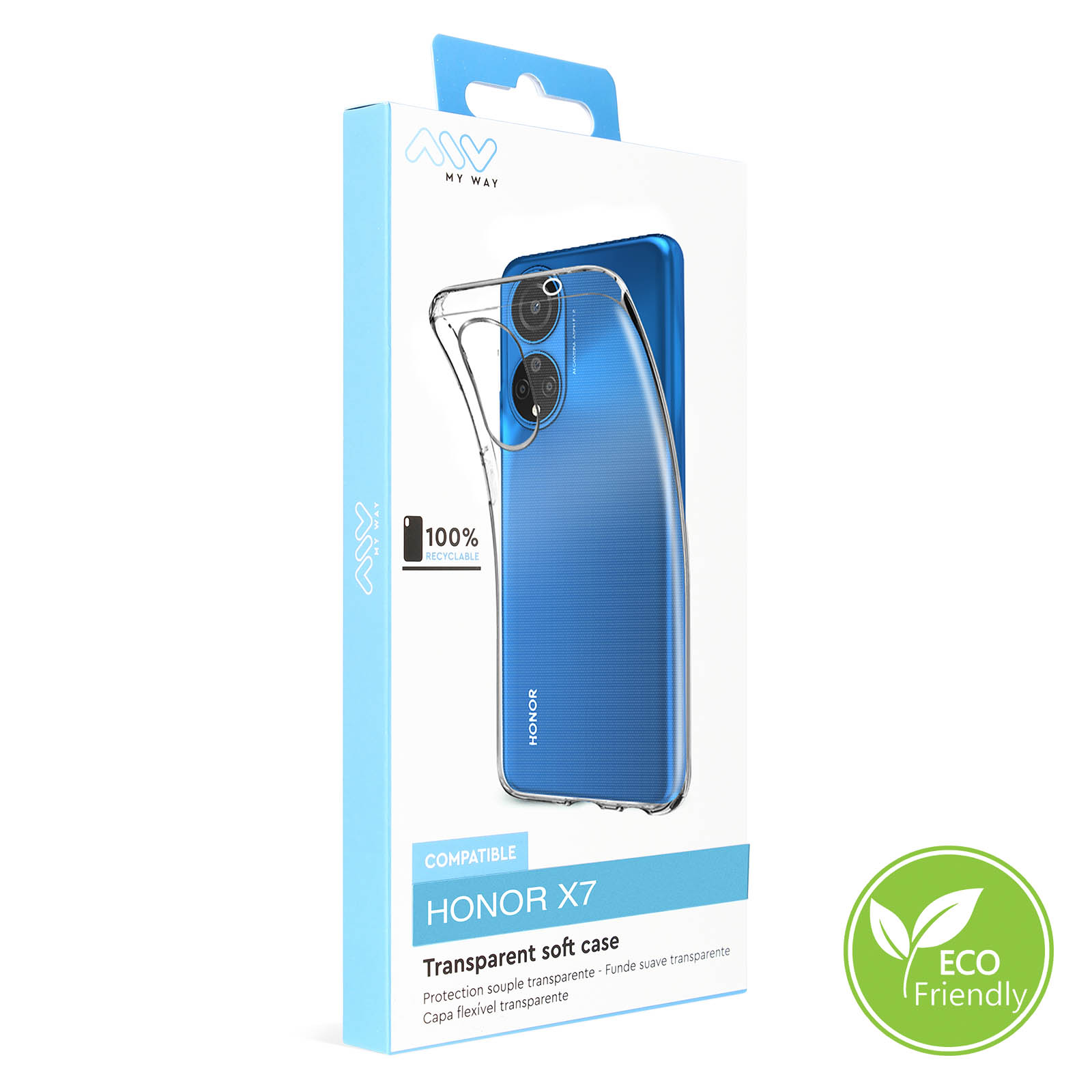 Coque pour Honor X7, étui de Protection avec Protection d'écran