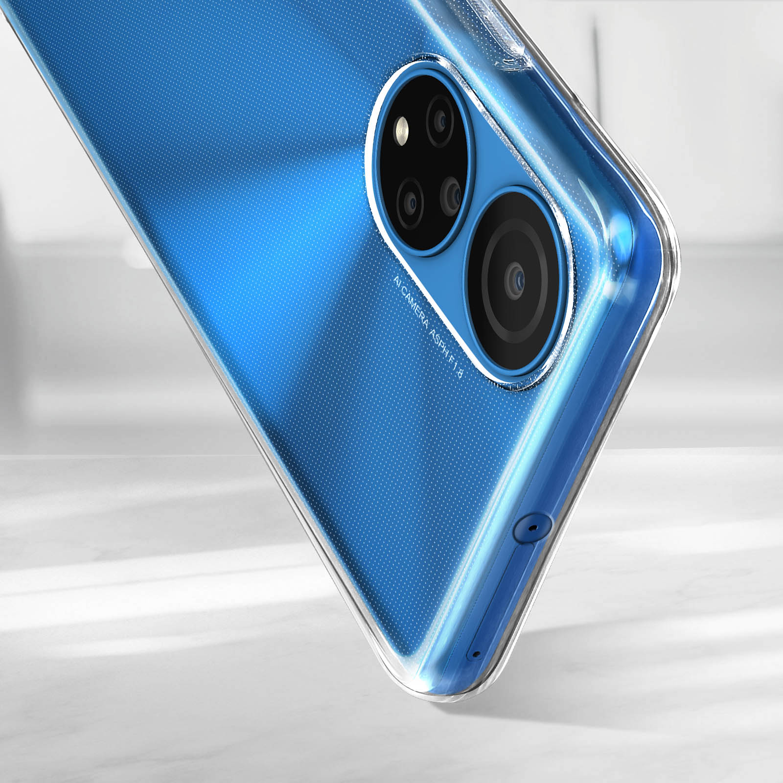 Coque Huawei Honor 7 - Glossy Hybride Transparente Silicone TPU - Muzzano