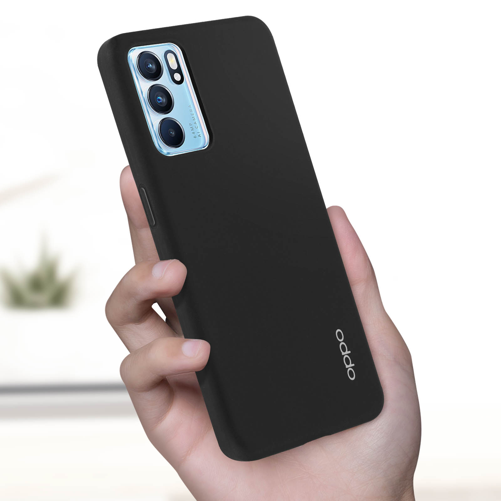 HONLEN Custodia Compatibile con OPPO RenoZ (6.4 Inches) Morbida Liquido TPU Silicone Case Protettiva, Antiurto in Antigraffio Cover Protettiva
