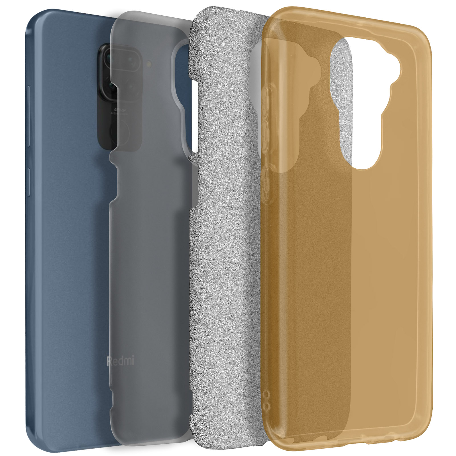 ELESNOW Cover Per Xiaomi Redmi Note 9 | Custodia Flip Wallet In Pelle PU Con Slot Carte, Chiusura Magnetica E Supporto Stand - Nero - 4