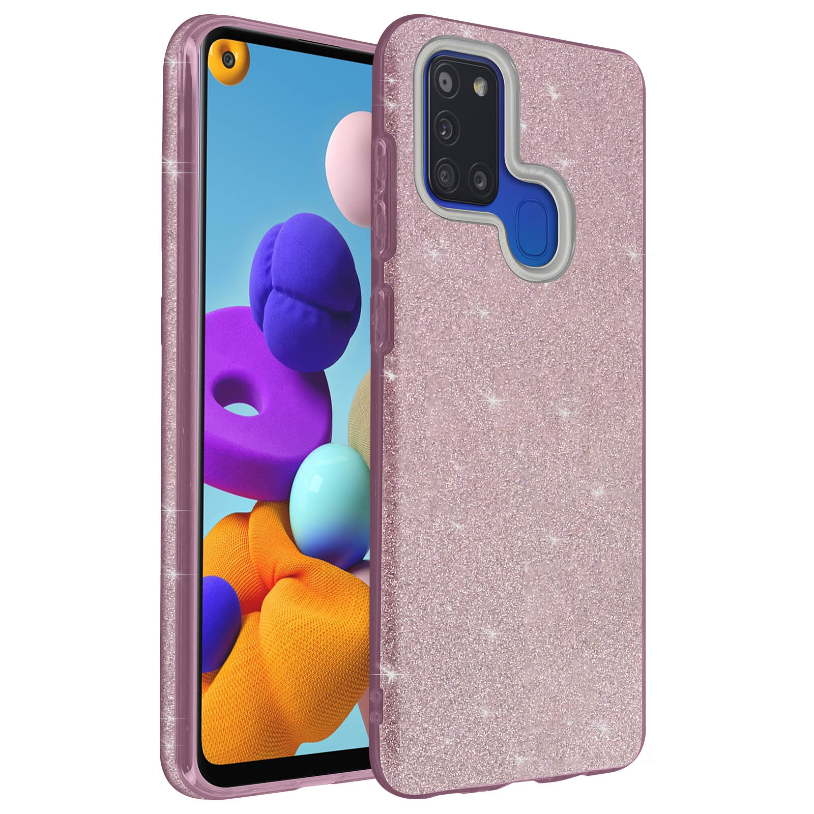 handyhülle s9 Transparente/Regenbogen Silikon Hülle/Case zum Umhängen (Inkl. Kordel) für  Samsung Galaxy Z Flip 6, 5, 4, 3 main image 0