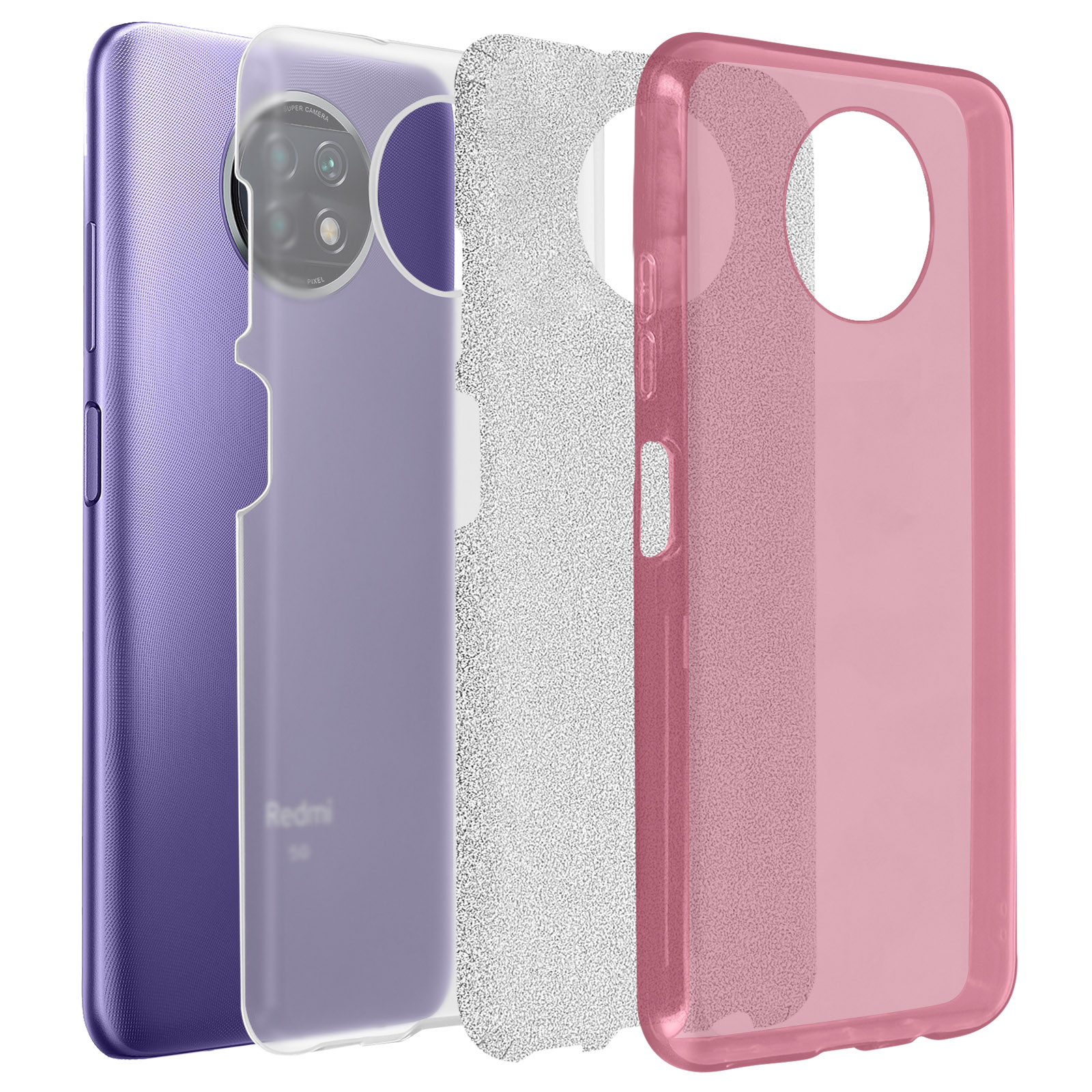 Coque Silicone Rose Pour Xiaomi Redmi Note 9S / 9 Pro - Marque Little Boutik - Protection Colorée