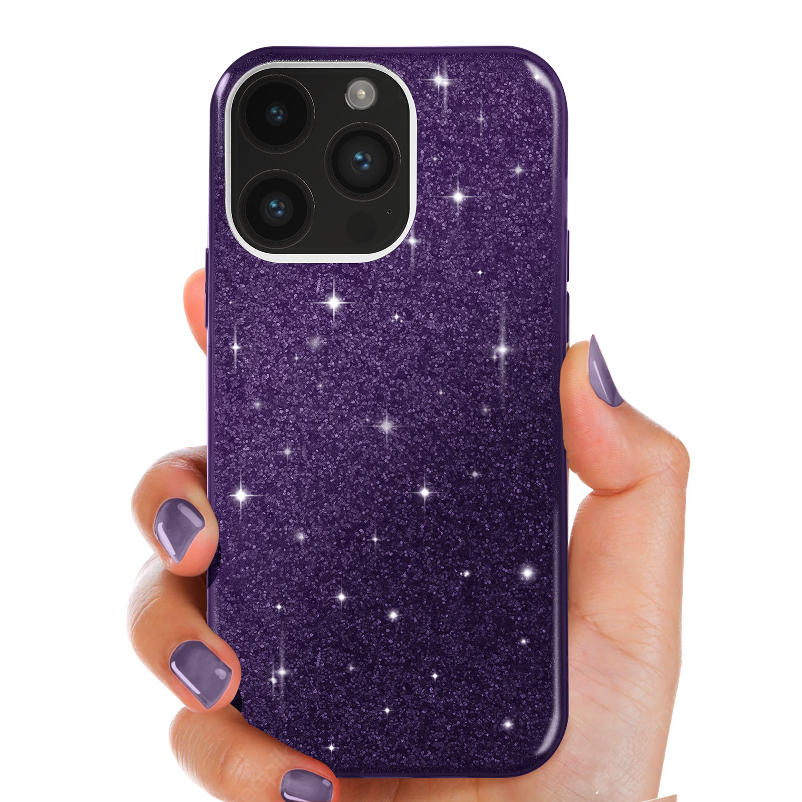 Coque Paillettes NALIA Pour IPhone 14 Plus - Protection Triple Couche, Effet Glamour, Grip Antidérapant