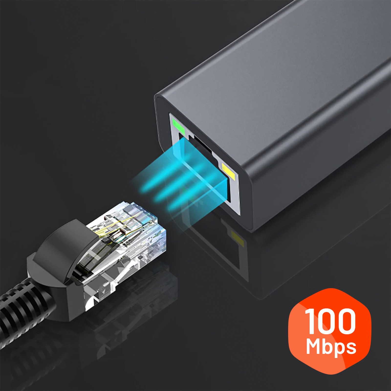 Adattatore Ethernet Micro-USB Per Fire TV Stick E Chromecast – 100Mbps, Alluminio, Dissipazione Termica