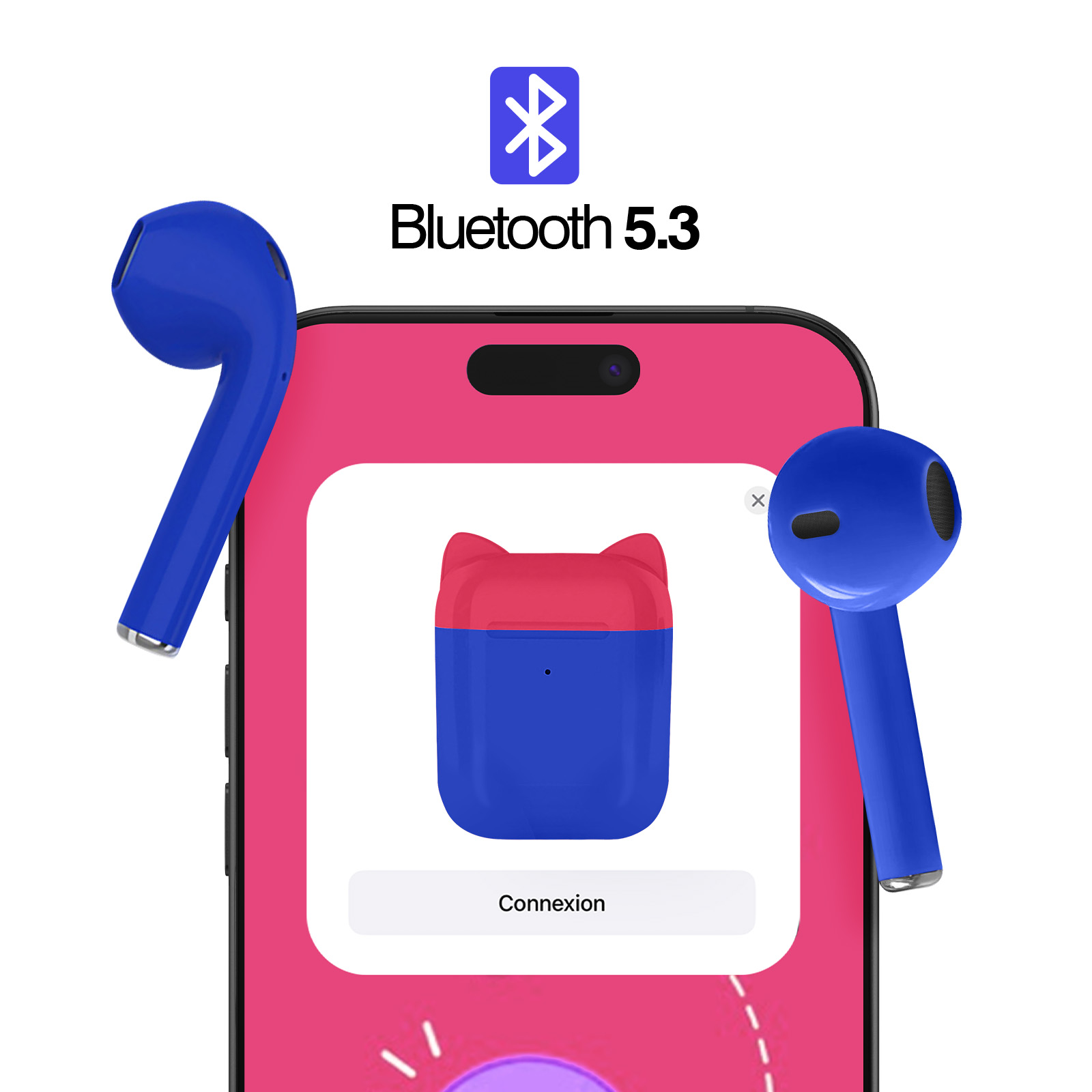 NEUF ECOUTEURS BLUETOOTH sans Fil, Bluetooth 5.3 avec CVC8.0 Antibruit NEUF ECOUTEURS BLUETOOTH sans Fil, Bluetooth 5.3 avec CVC8.0 Antibruit