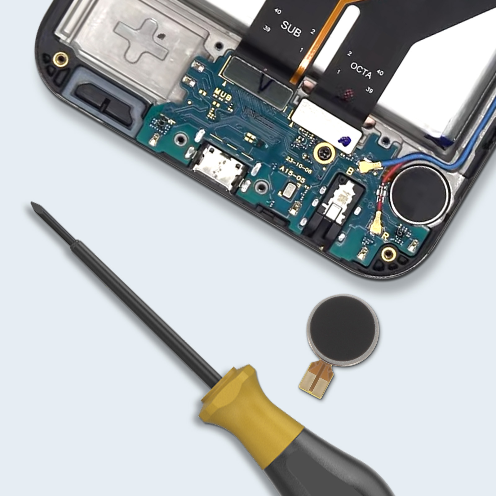 Vibreur Pour Oppo A15 - Pièce De Remplacement Neuf Sous Blister - Marque Générique