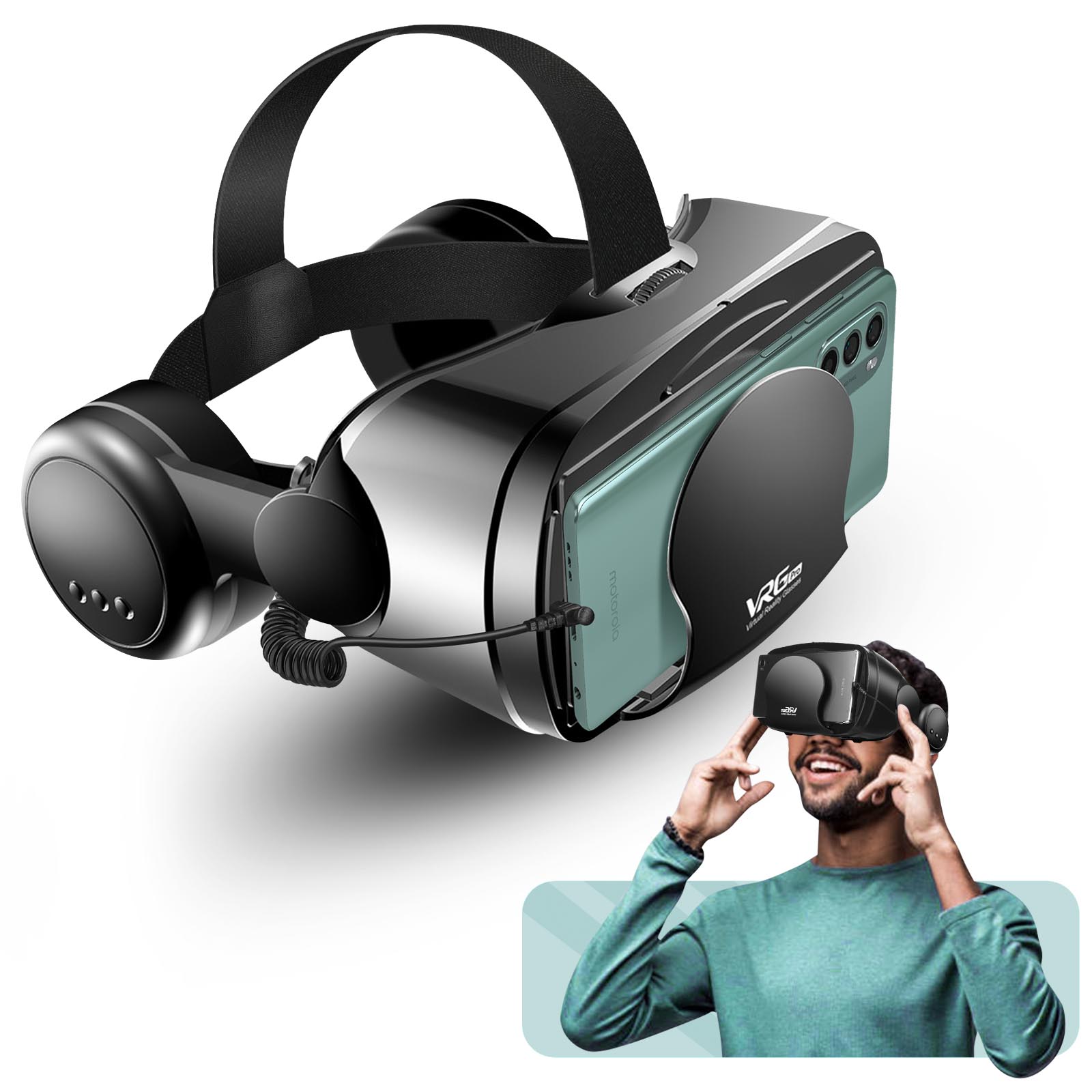 Gafas de realidad virtual para Samsung Galaxy S10 Gsm55