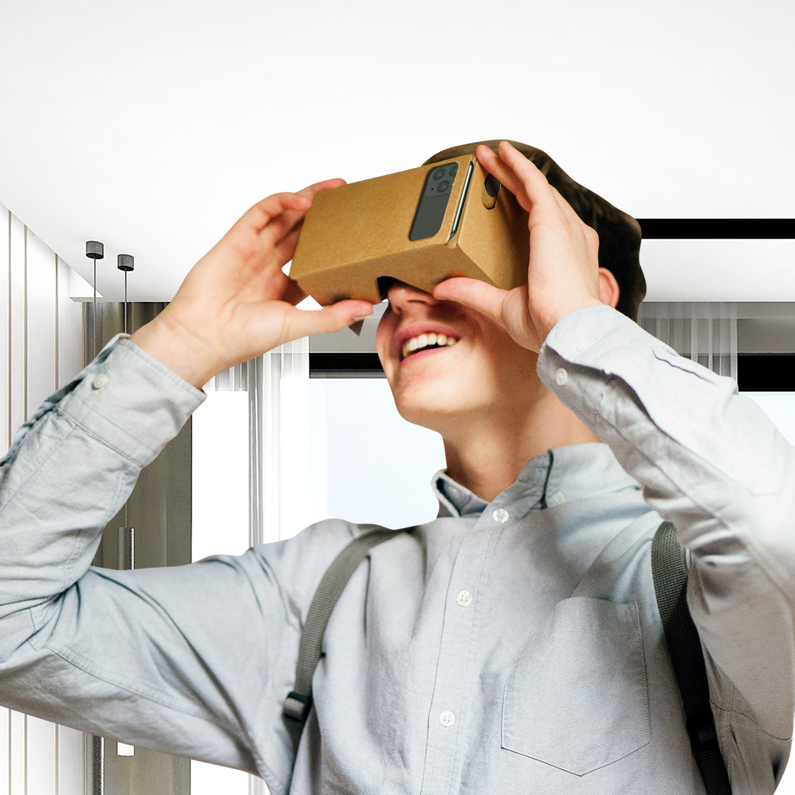 Casque VR pour Smartphone, Realité Virtuelle 3D en Carton Ultra
