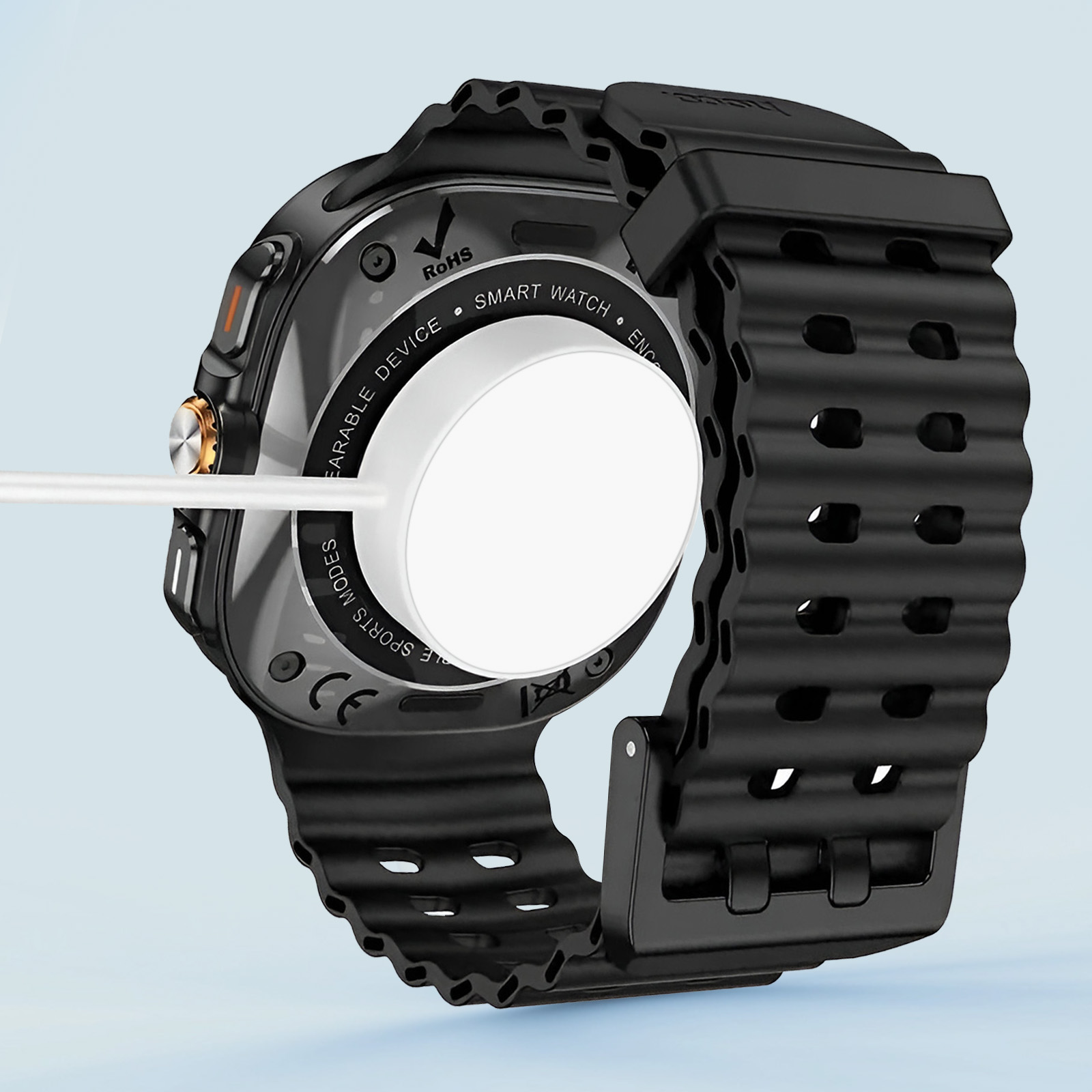 2 Caricatori Magnetici Rapidi 5V 1A Per Smartwatch Versa2 – Connettore A Sonda