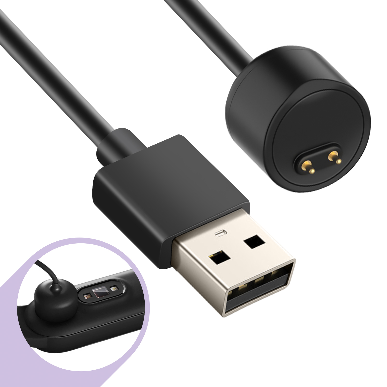 Câble De Chargement Magnétique Usb Pour Xiaomi Mi Band 5/6 Chargeur