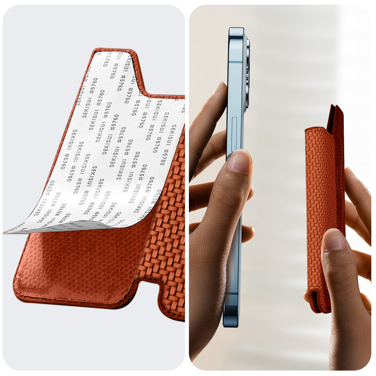 Custodia Per Carte Di Credito KB153 Antimagnetic RFID Porta Carte Di Credito In Pelle Badge Badge Con Cordino (marrone-giallastro Tessera Anti Nfc - Foto 3