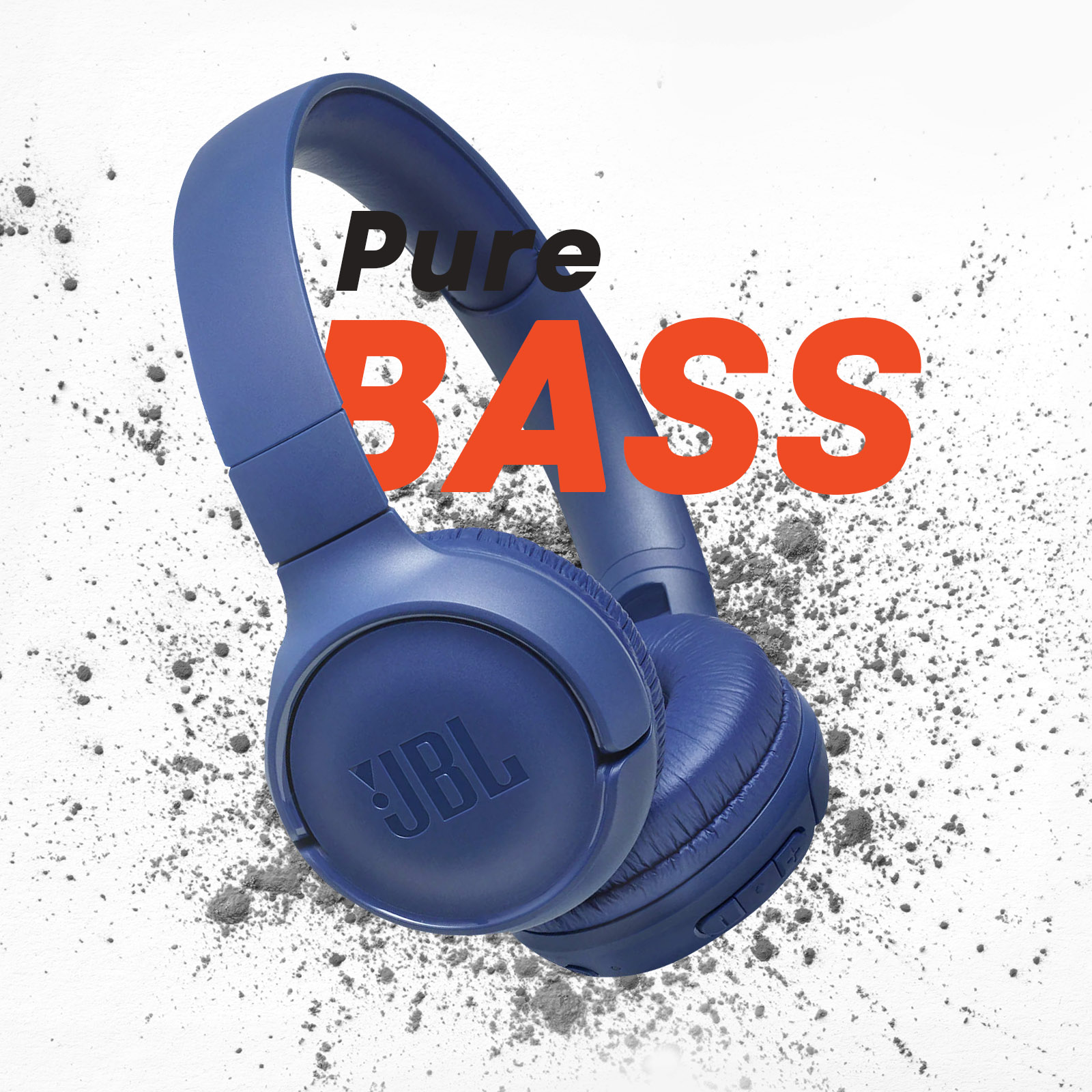 Casque Bluetooth JBL, Son Pure Bass avec Boutons de Commande, Autonomie  40H, Tune 510BT - Bleu - Français