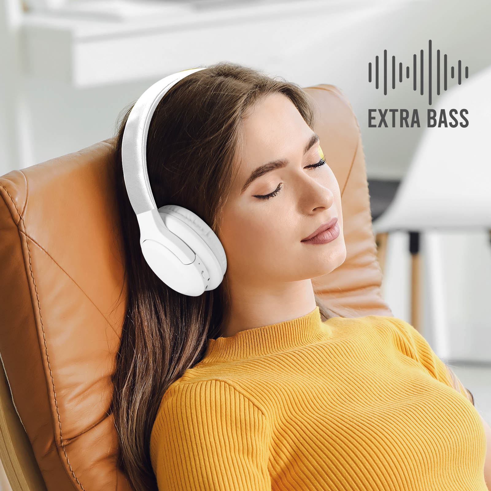 Audifonos Bluetooth Musica diadema Ajustables 20H de musica
