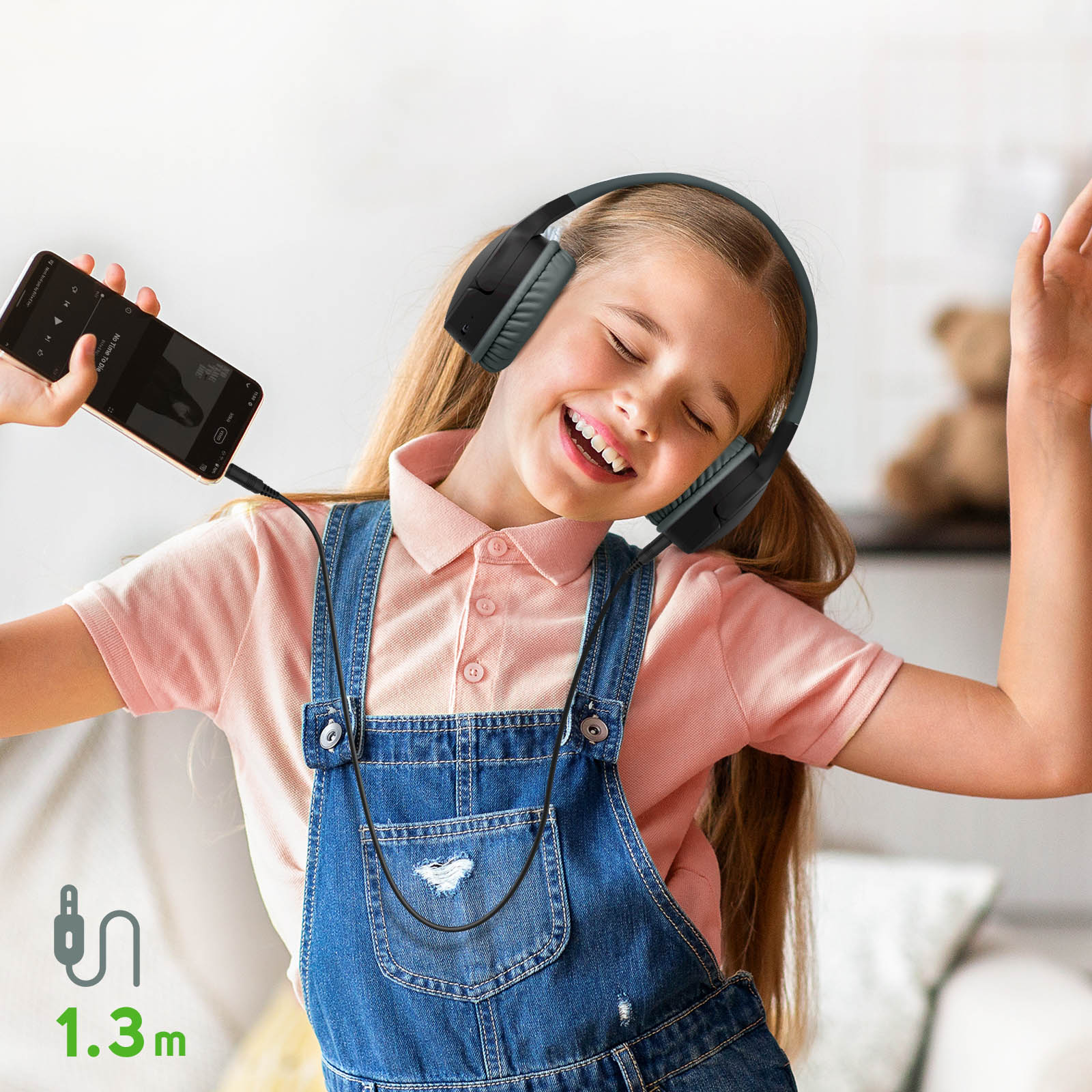 Casque Bluetooth pour Enfant, 30h d'autonomie SOUNDFORM Mini par Belkin -  Noir - Français