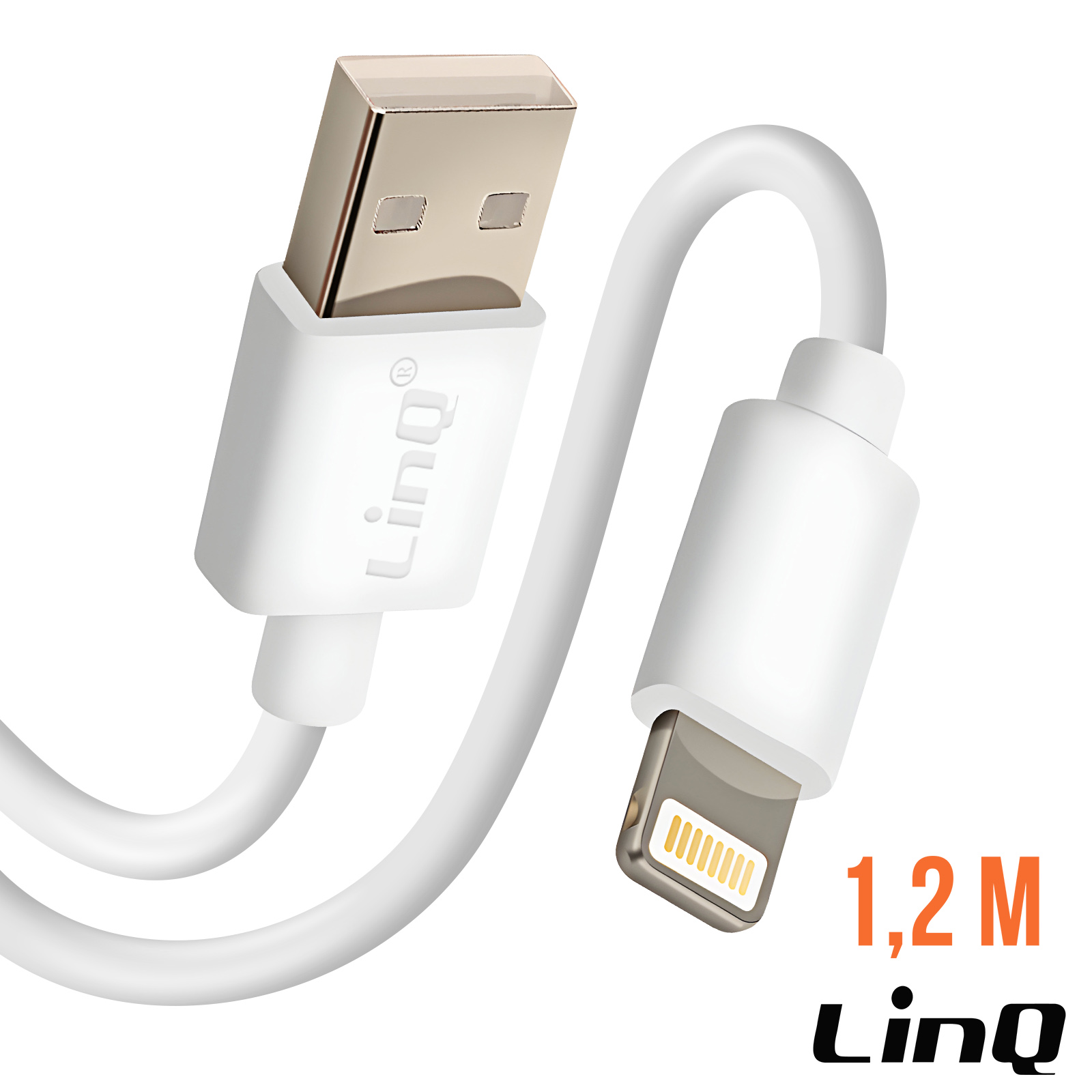 Câble de charge rapide 12w et données USB 2.4 à Lightning 2m