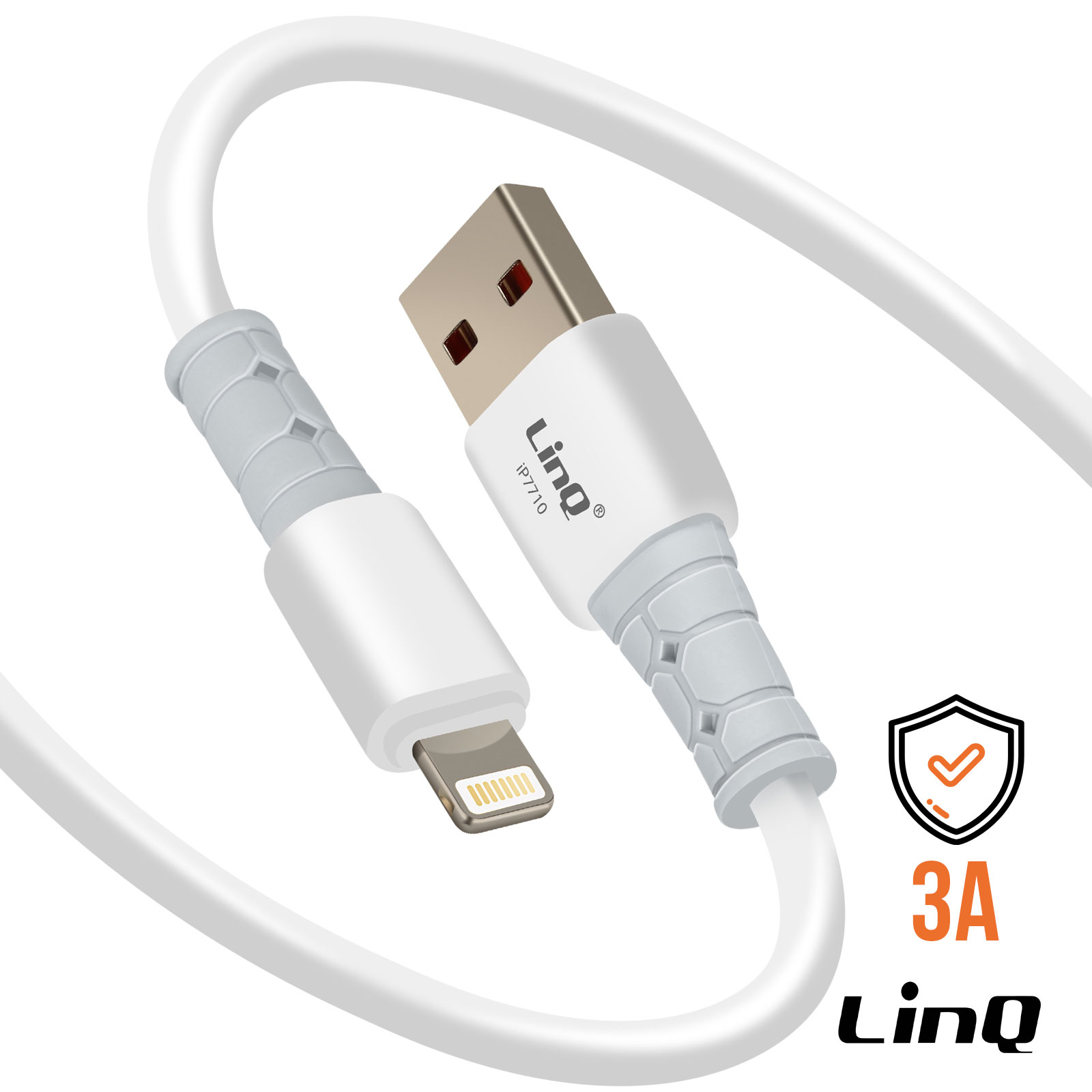 Cable iPhone Lightning a USB 2 Metros Blanco