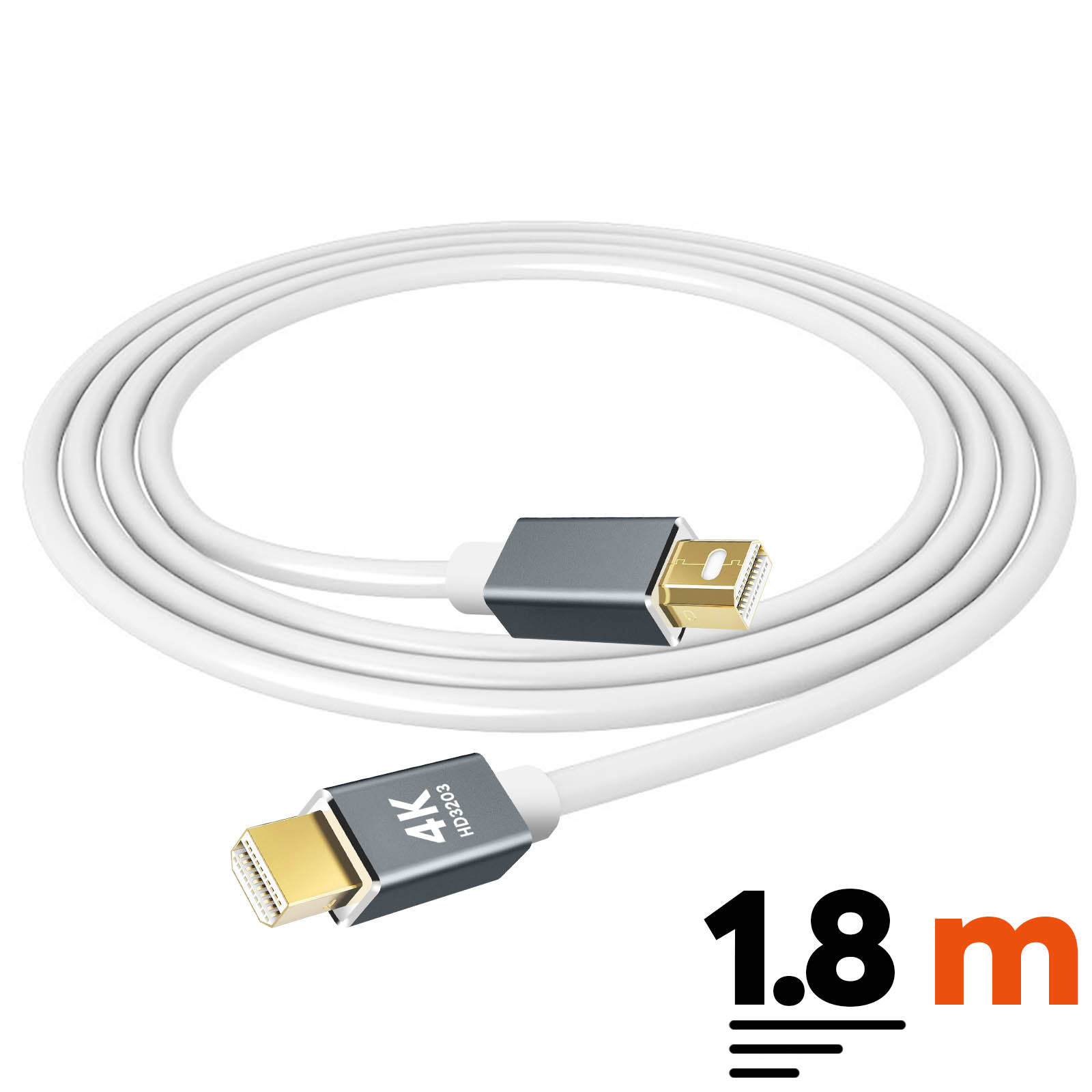 Câble Vidéo Mini DisplayPort vers Mini DisplayPort, 1.8m LinQ